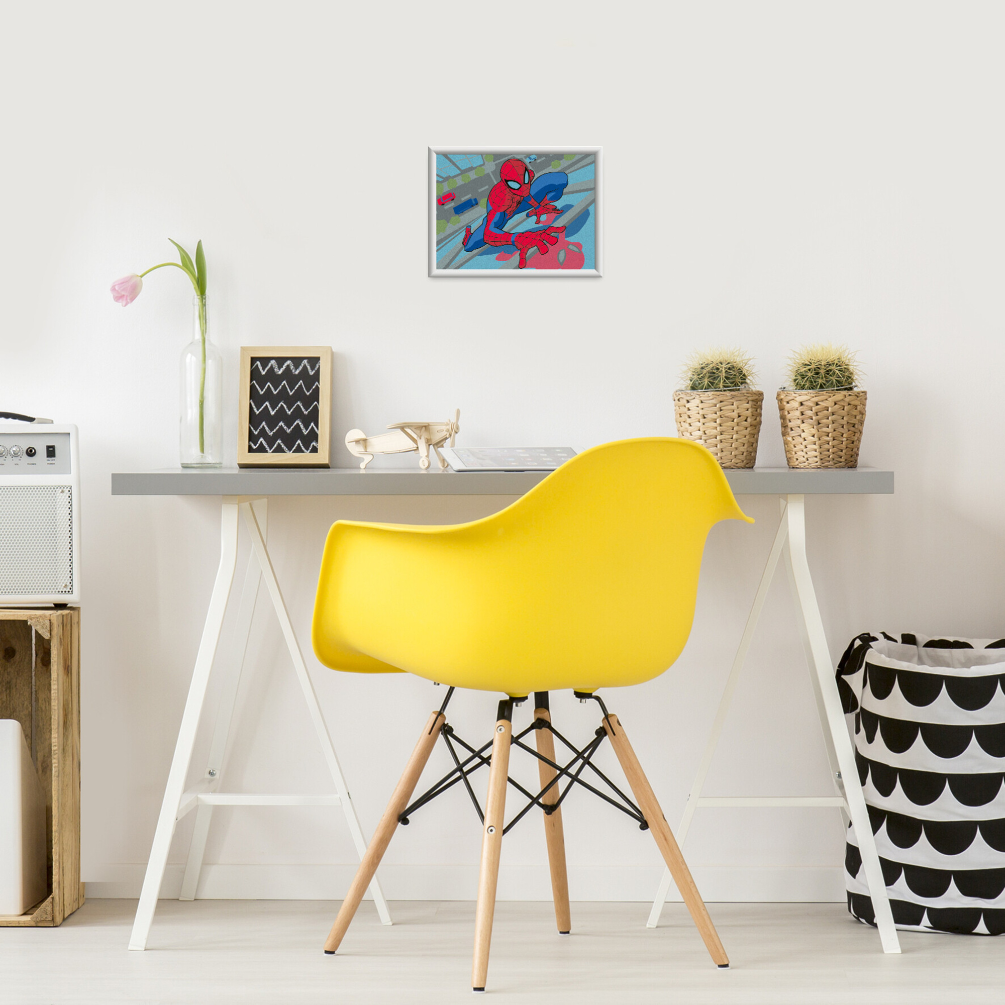 Ravensburger - creart serie e spider-man kit dipingi con i numeri 7+ - Spiderman