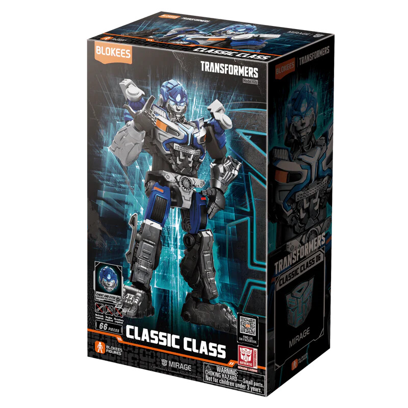 Blokees figures - transformers - classic class 06 - mirage - BLOKEES