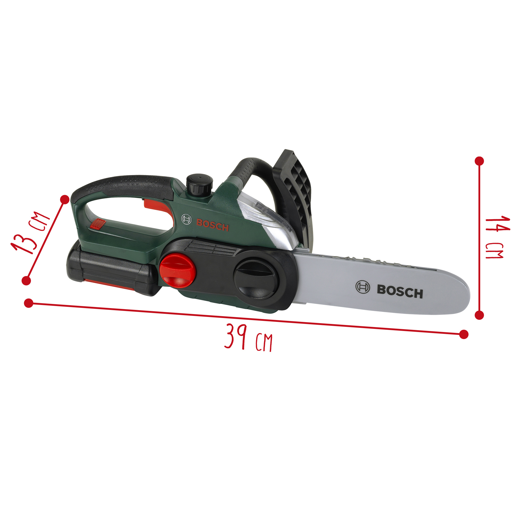 Motosega giocattolo bosch con luce e suoni realistici - BRIKKOLO ORIGINAL