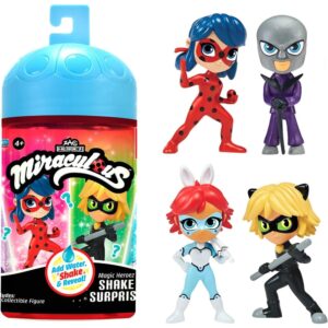 Miraculous ladybug - chibi figures color change surprise - mini bambola miraculous 10 cm - cambia colore - modello casuale - personaggi collezionabili - MIRACULOUS, BANDAI