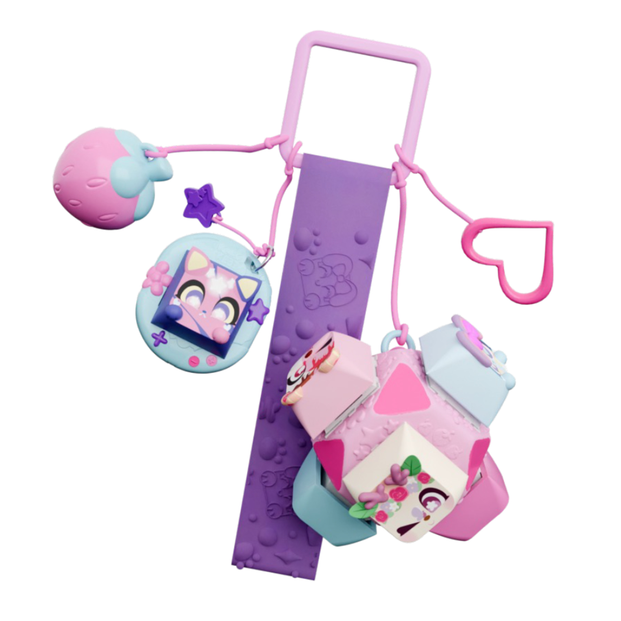 Clickeez - keychain - effetto asmr - fidget toy - 70 personaggi carini ed esclusivi da collezione - da 6 anni - 