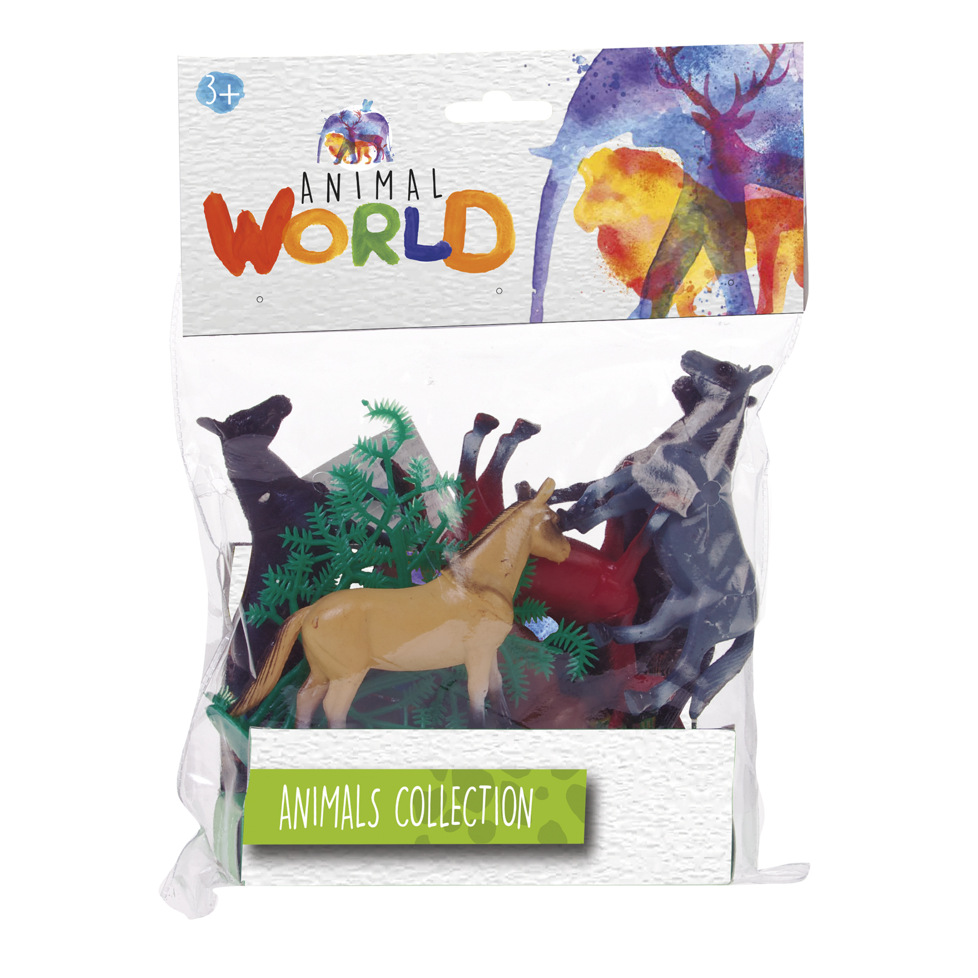 Cavalli - cane e gatti assortiti - animal world - ANIMAL WORLD