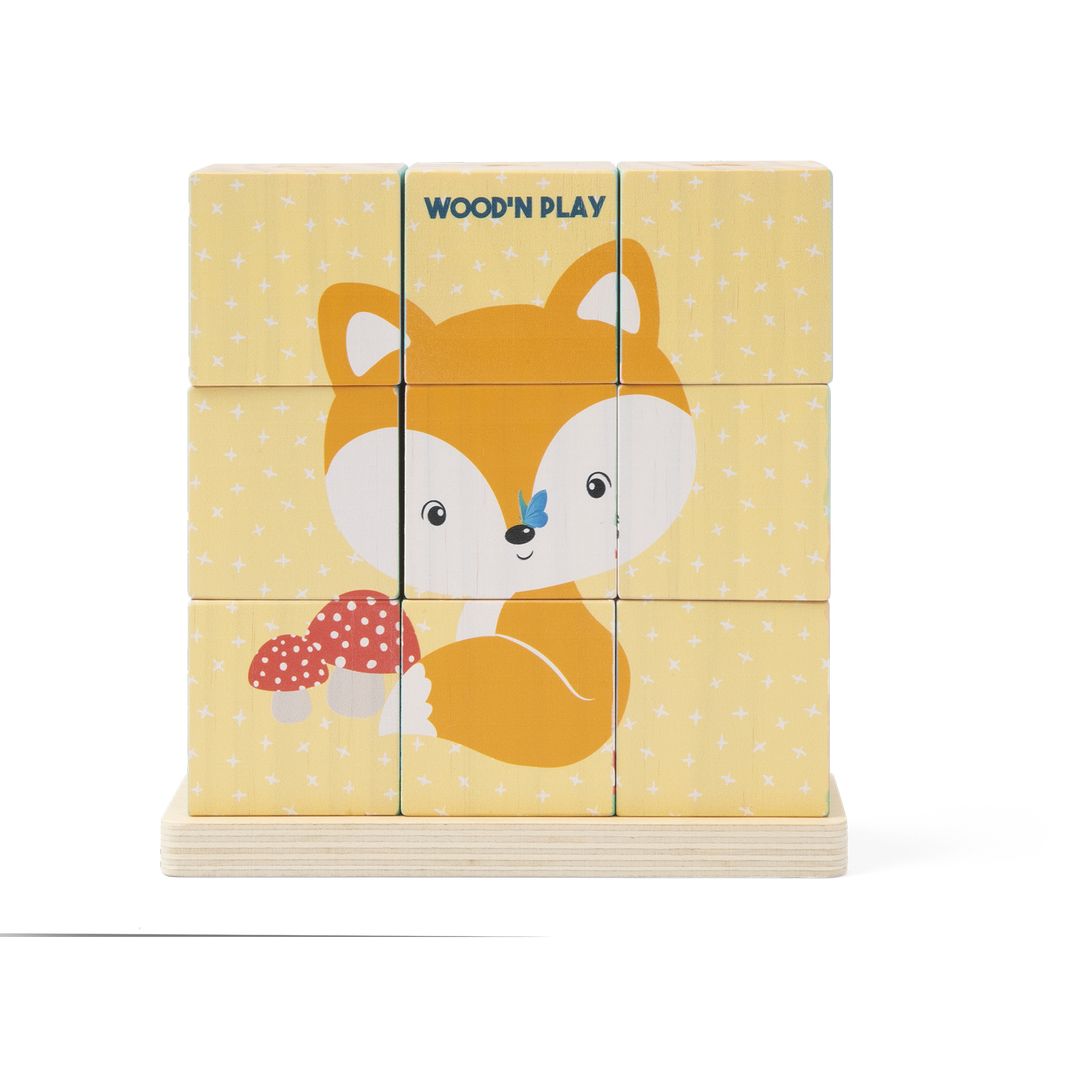 Puzzle a cubi - WOOD 'N' PLAY