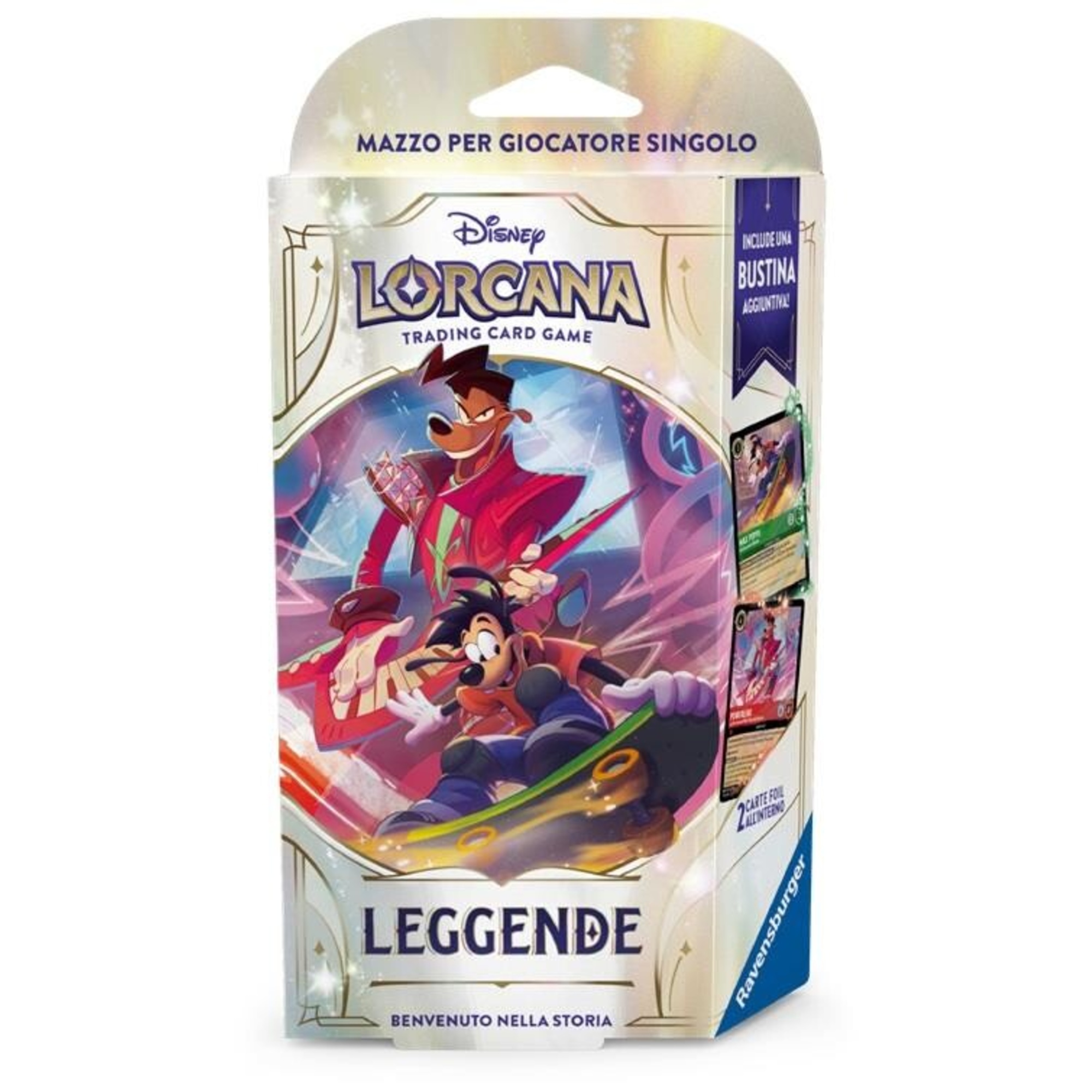 Disney lorcana leggende starter deck smeraldo/rubino (ita) ravensburger - RAVENSBURGER, Disney, Lorcana