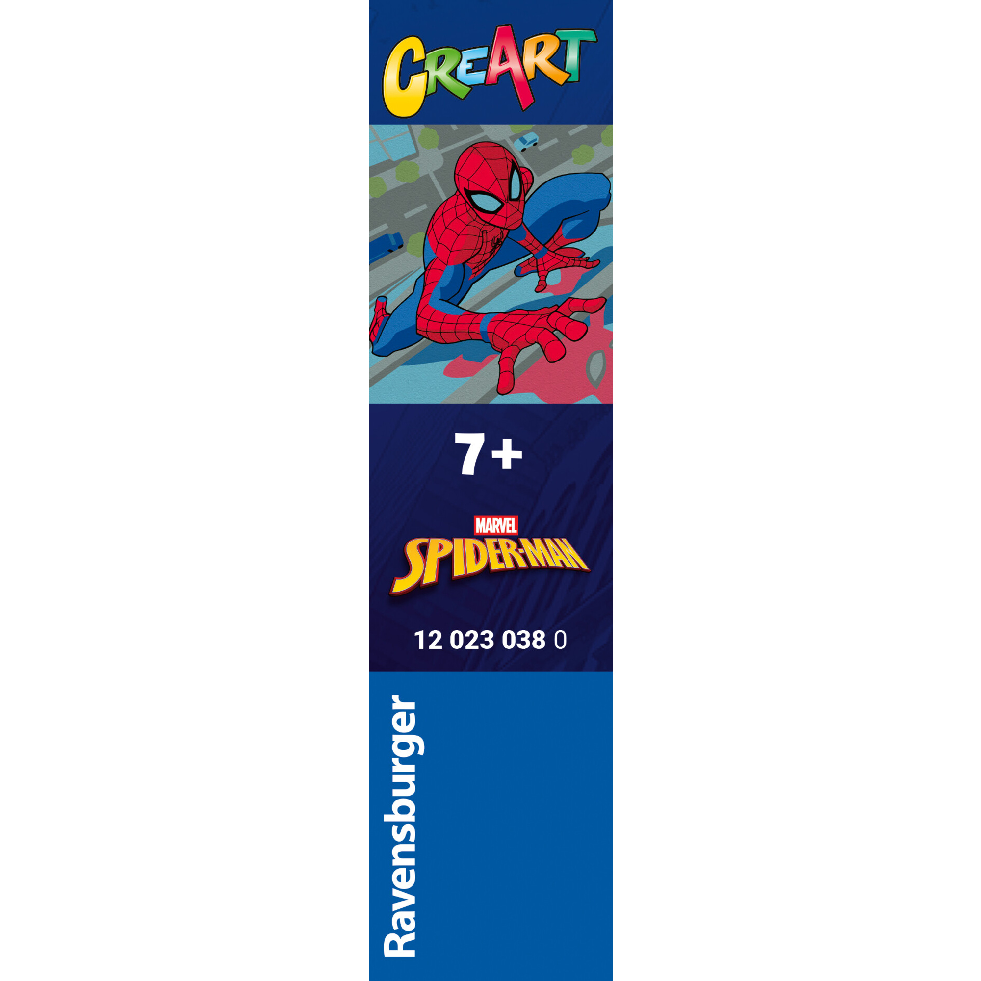 Ravensburger - creart serie e spider-man kit dipingi con i numeri 7+ - Spiderman