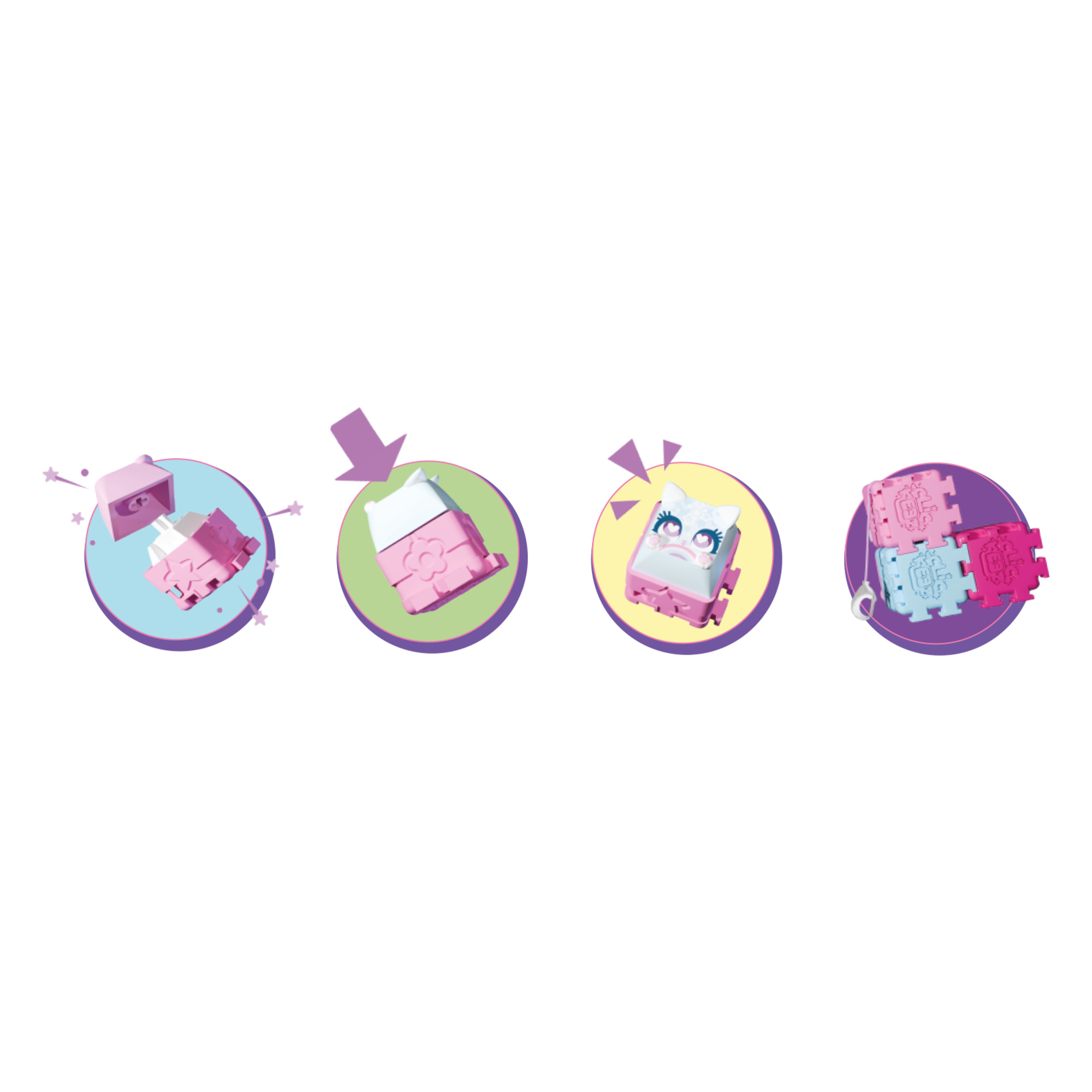 Clickeez - 2 tasti click toy - effetto asmr - fidget toy - 70 personaggi carini ed esclusivi da collezione - da 6 anni - 