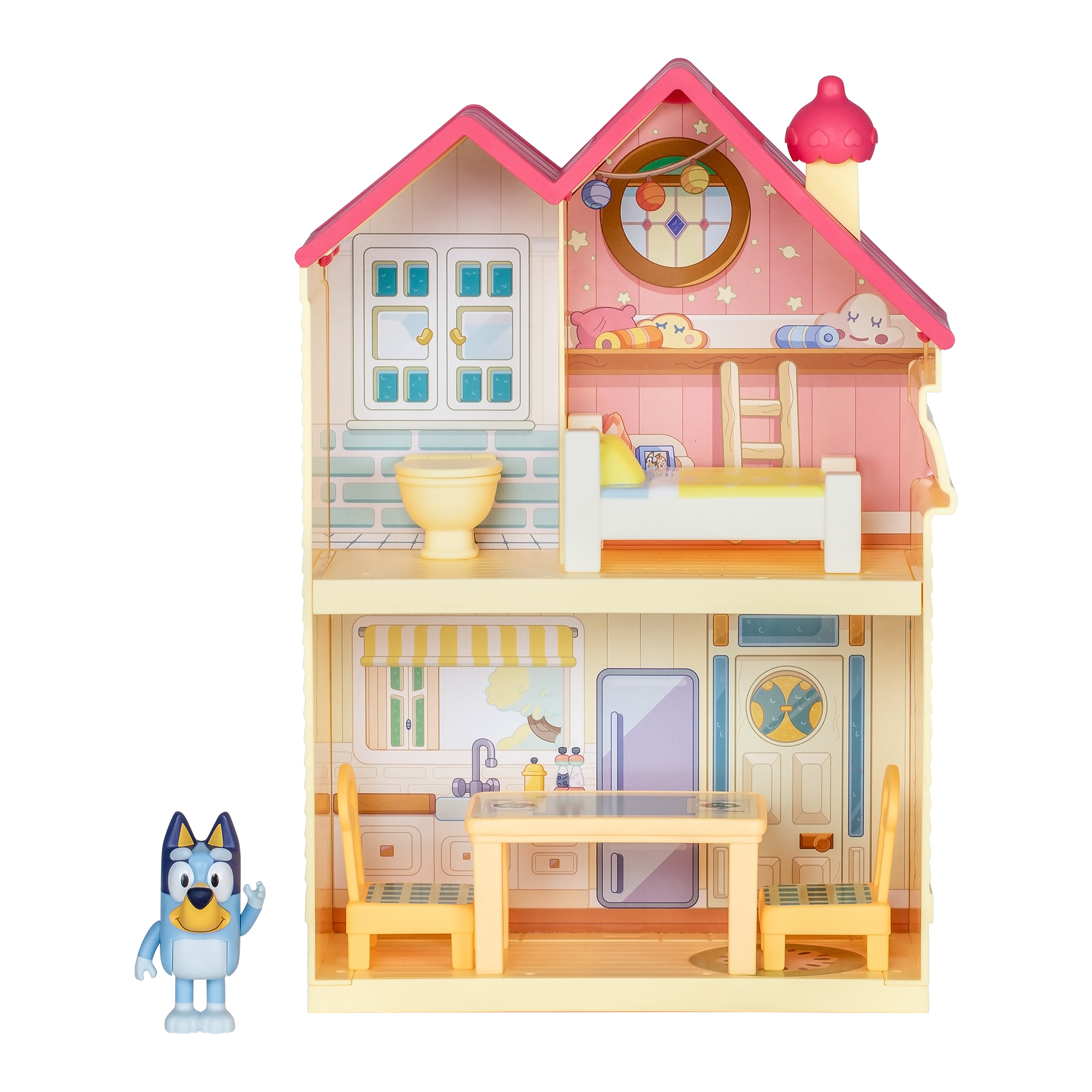 Bluey - playset mini home - la casa di bluey con personaggio e accessori - BLUEY