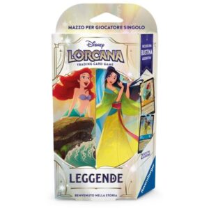 Disney lorcana leggende starter deck ambra/zaffiro (ita) ravensburger - RAVENSBURGER, Disney, Lorcana