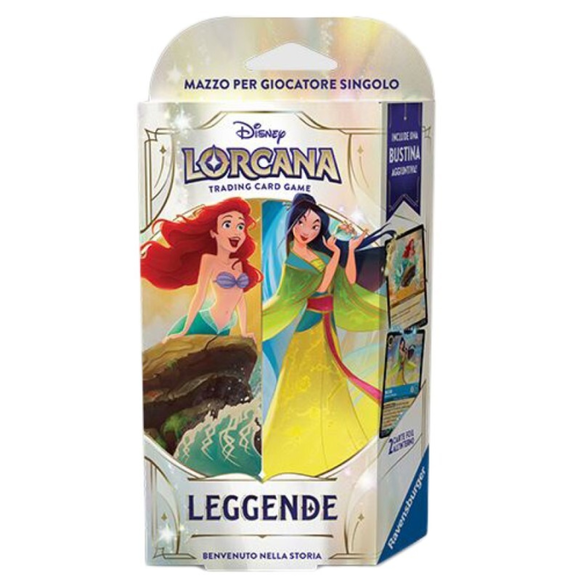 Disney lorcana leggende starter deck ambra/zaffiro (ita) ravensburger - RAVENSBURGER, Disney, Lorcana