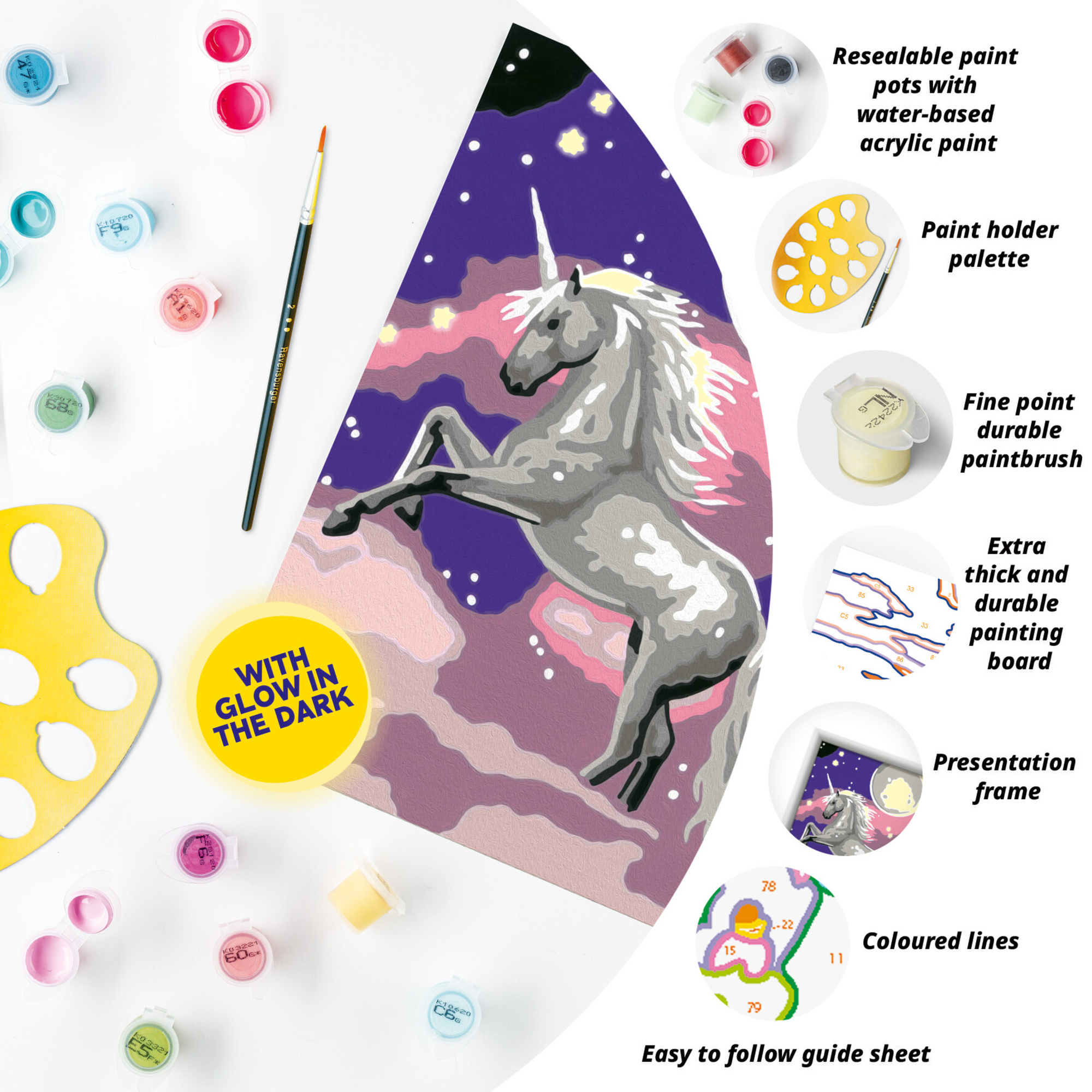 Ravensburger - creart unicorno stellato 7+ - RAVENSBURGER