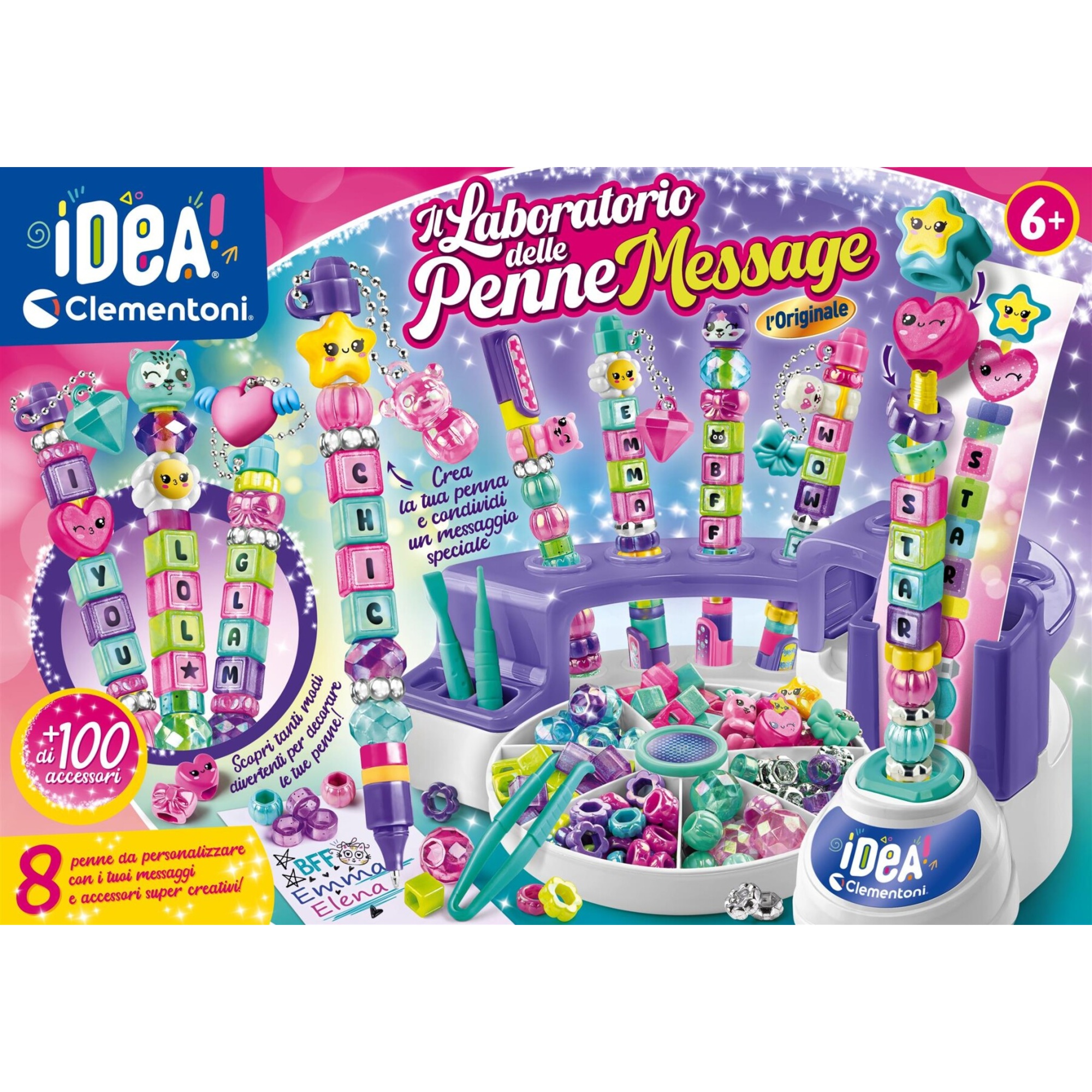Clementoni - idea - laboratorio delle penne message - 18219 - CLEMENTONI