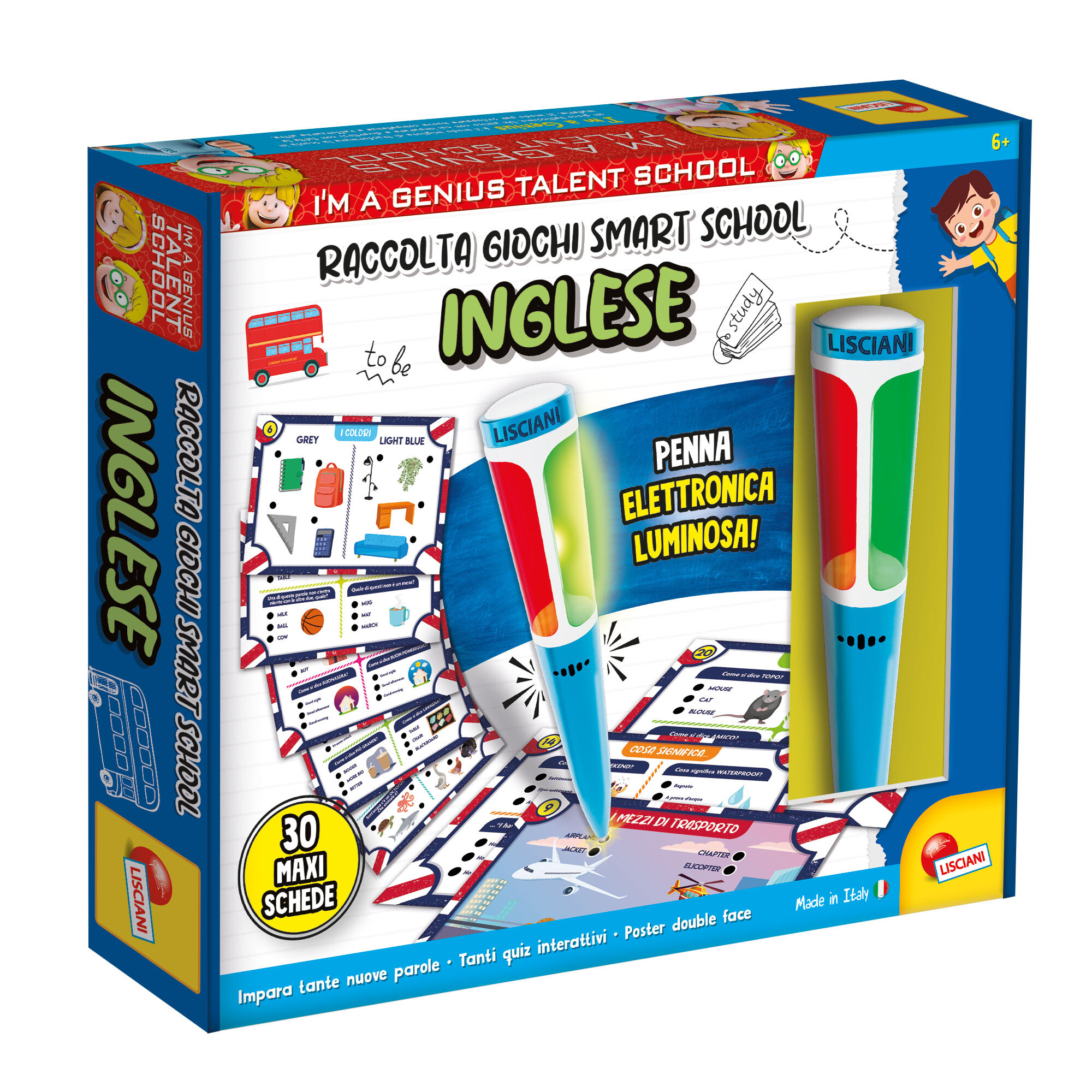 I'm a genius - raccolta giochi smart school inglese - LISCIANI