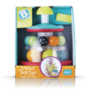 Trottola colorata con palline - gioco sensoriale e divertente - 6m+ - B-KIDS