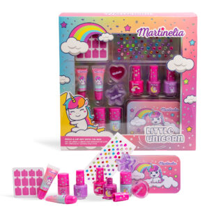 Little unicorn nails&lip set with tin box - martinelia - IBS