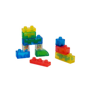 Jelly blox - kit per principianti - 11 mattoncini tattili - gioco di costruzione per bambini dai 2 anni - 