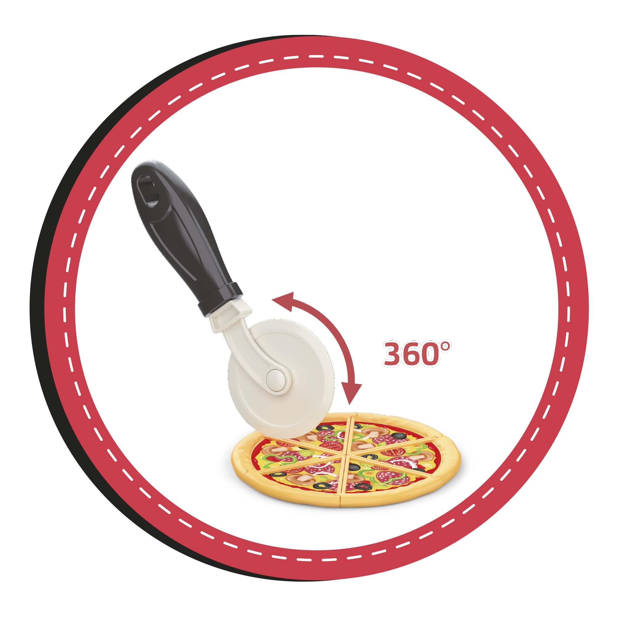 Fast food shop giocattolo con pizza, panini e accessori - FUNNY HOME