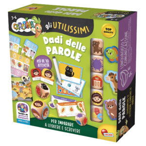Carotina dadi educativi gioco delle parole - LISCIANI