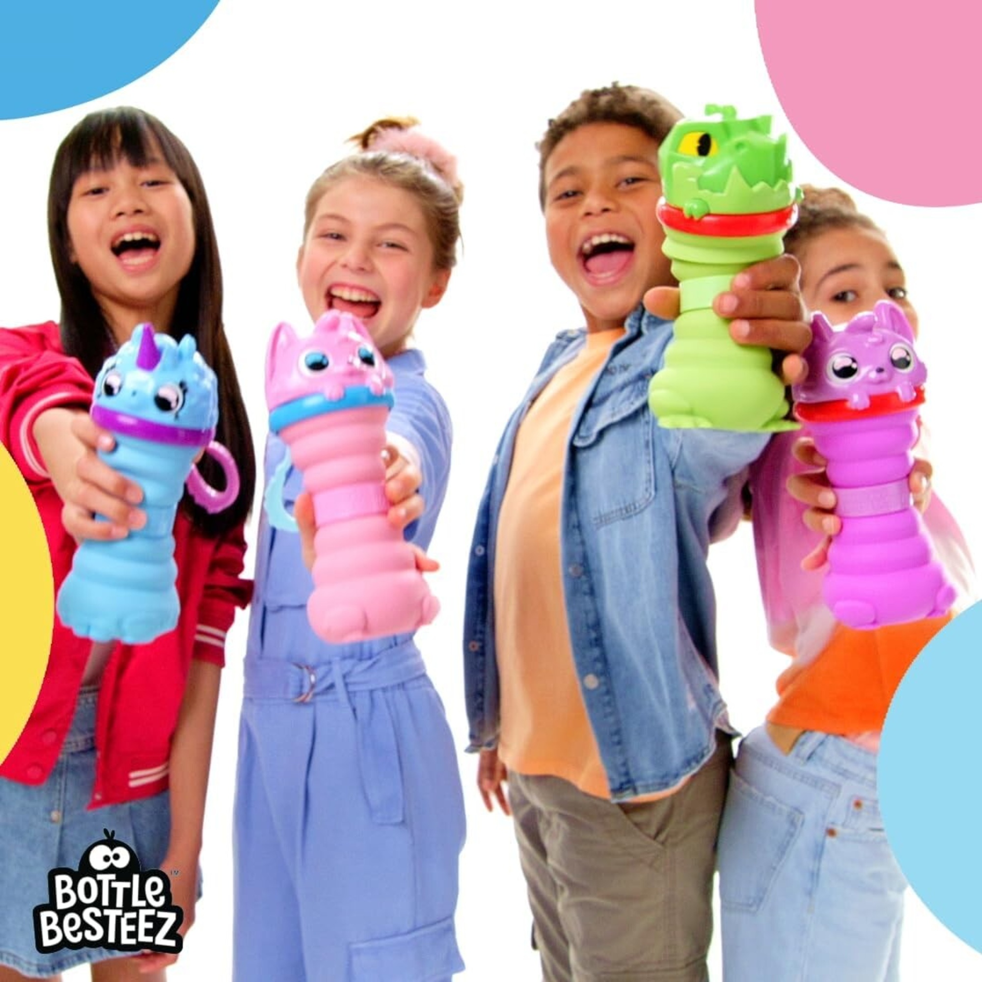 Borraccia singola assortita bottle besteez 360ml - personaggi assortiti - 