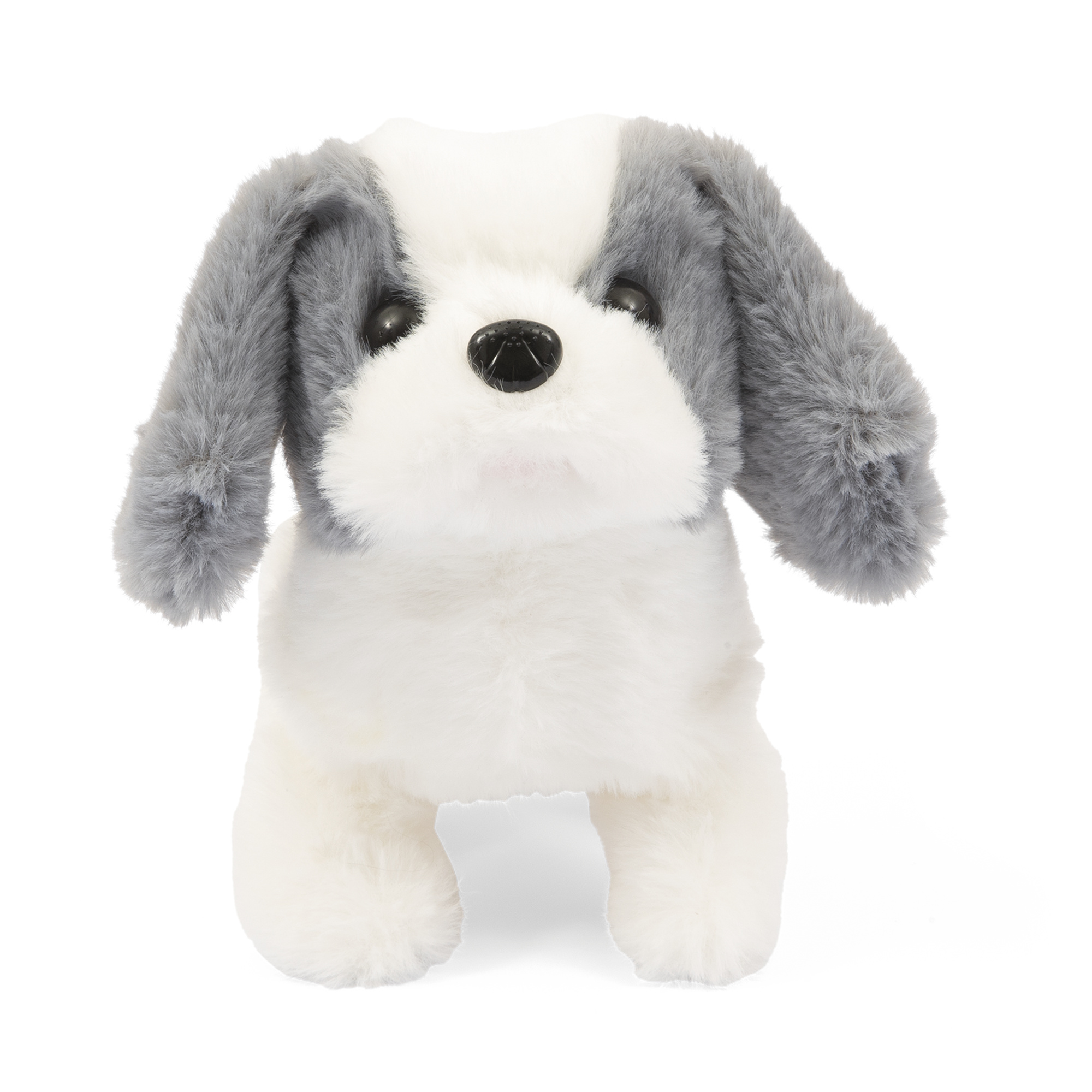 Cagnolino labrador  peluche interattivo a batteria con osso e suoni - AMI PLUSH