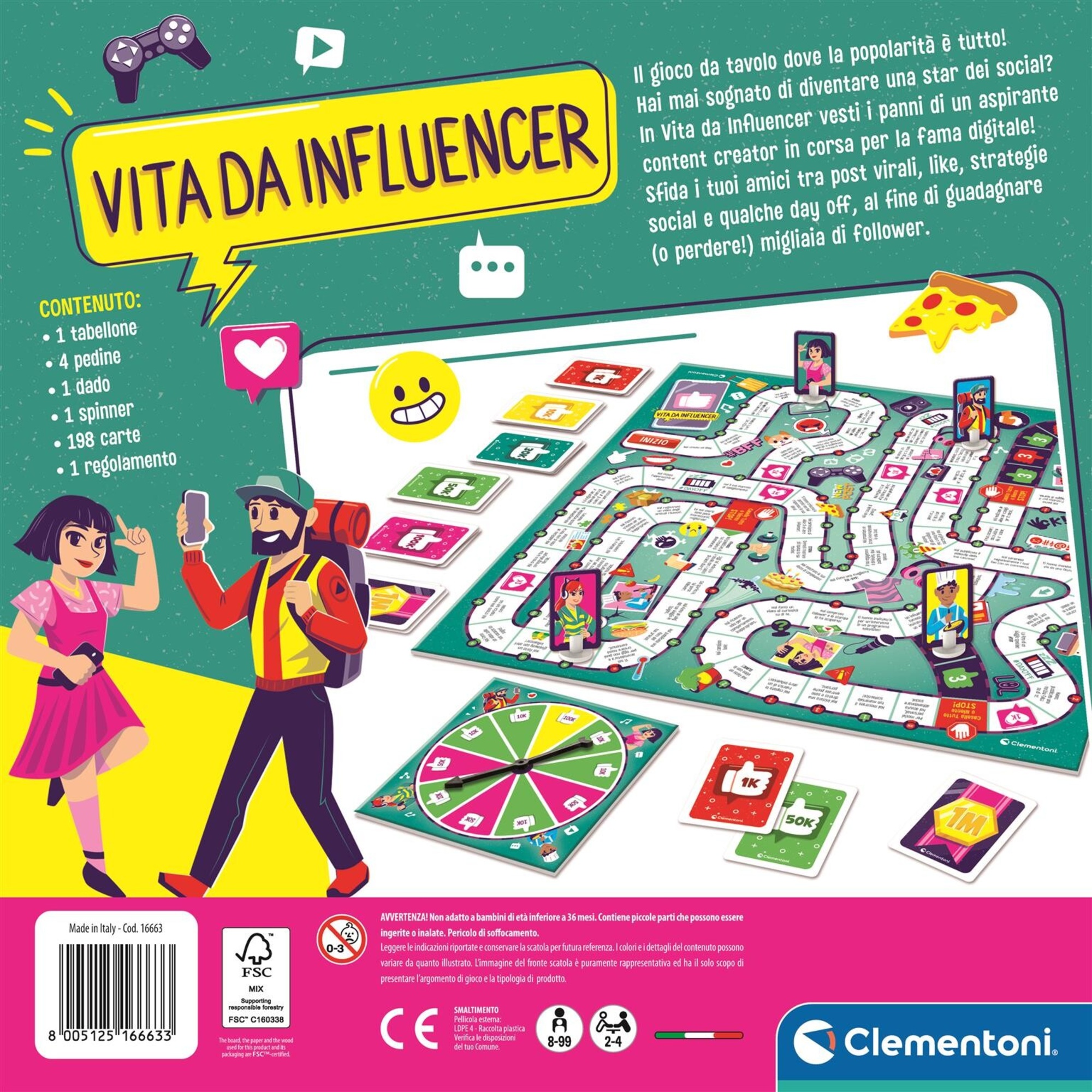 Clementoni - vita da influencer - 16663 - CLEMENTONI