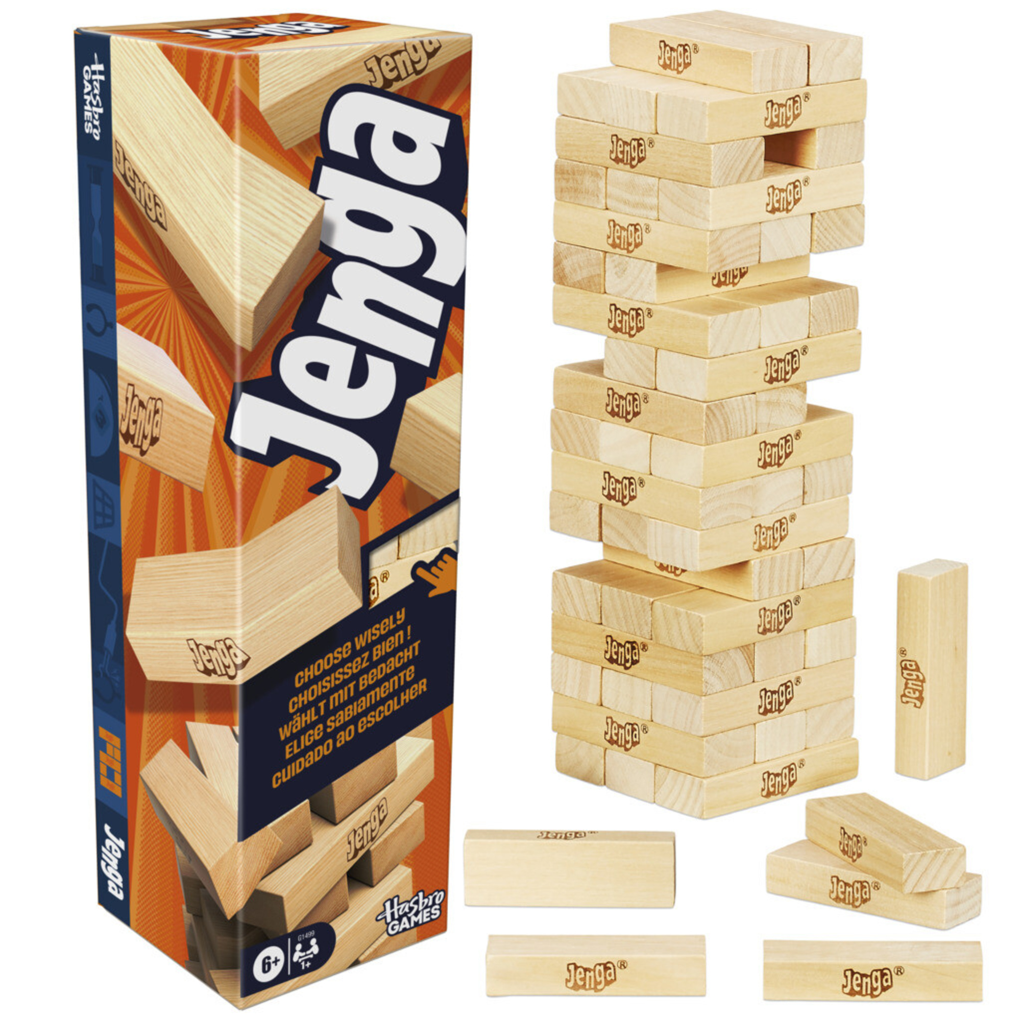 Jenga classico + dado digitale - HASBRO GAMING