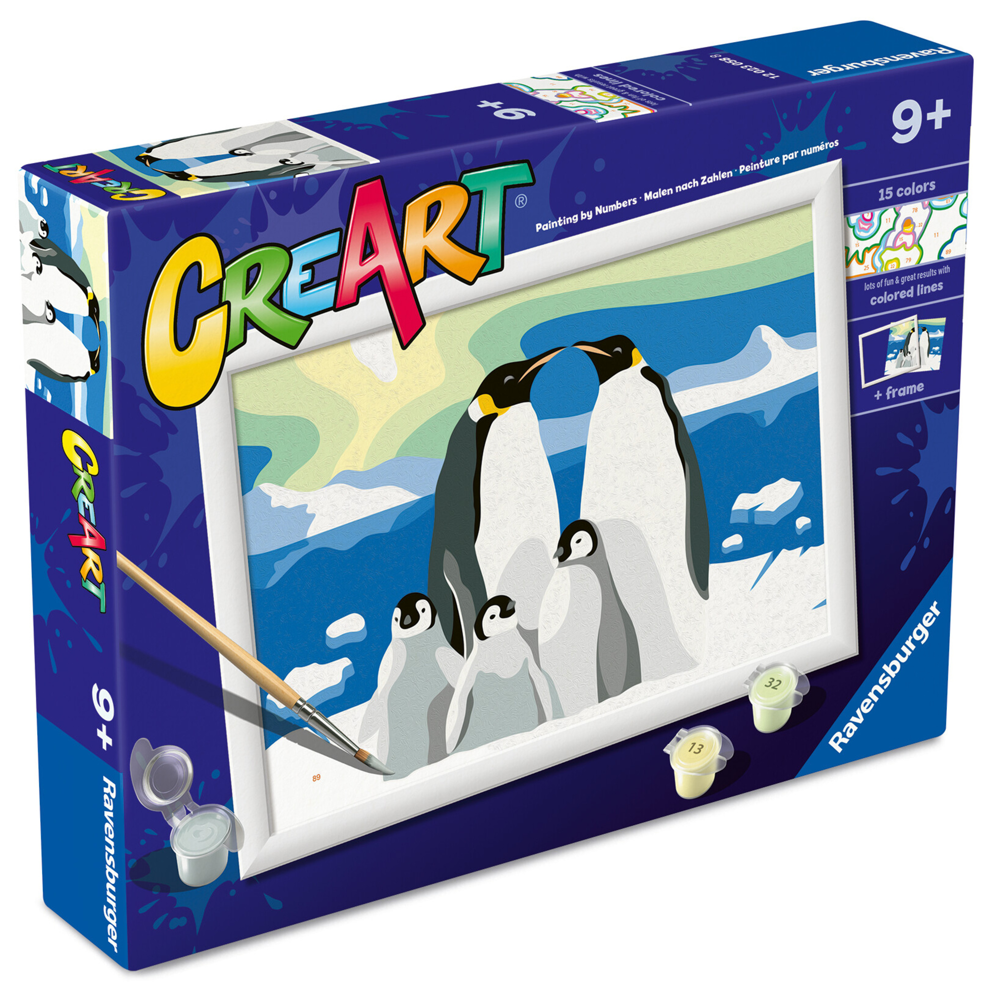 Ravensburger - creart la famiglia di pinguini 9+ - RAVENSBURGER