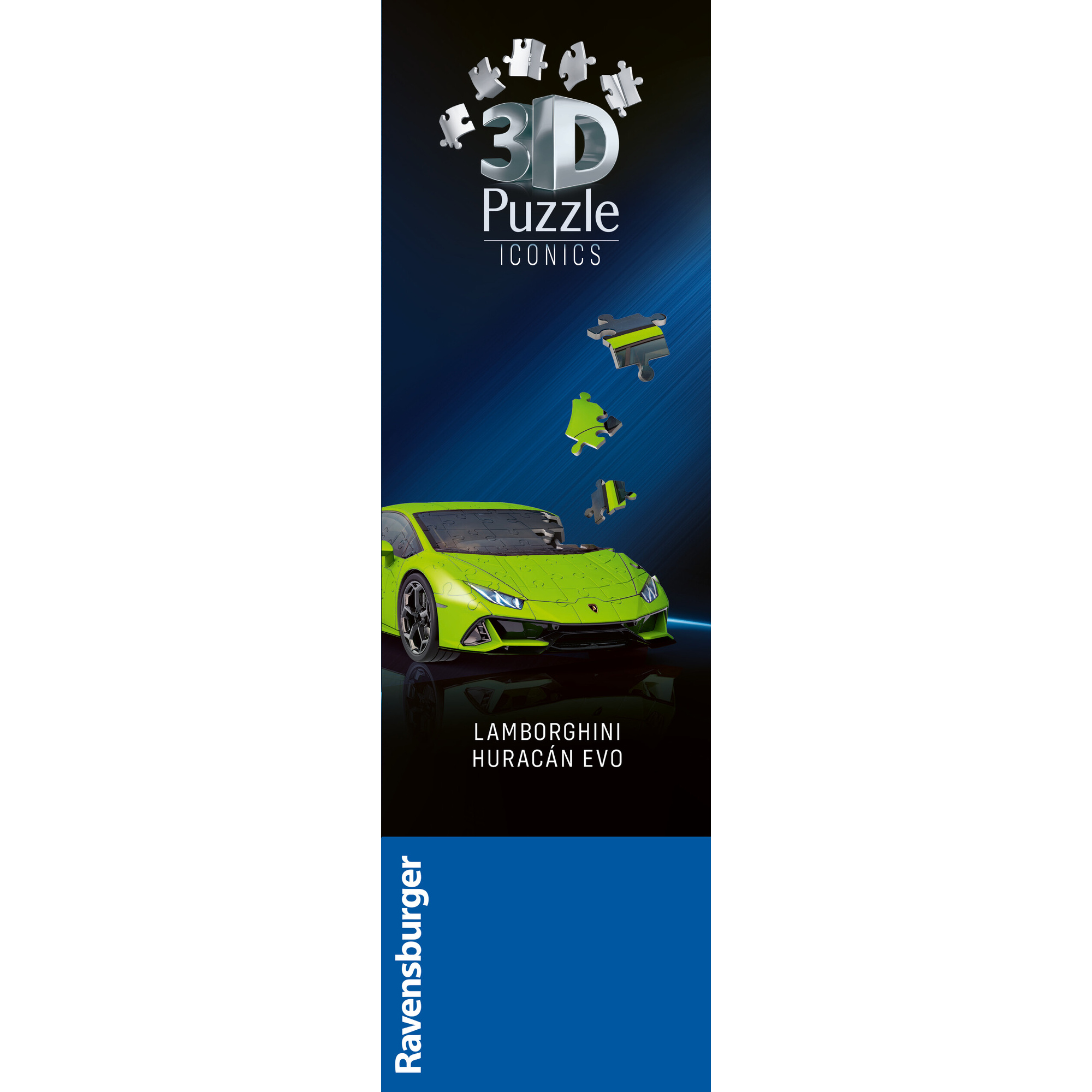 Puzzle 3d iconico: lamborghini huracán evo - una vera icona delle auto sportive in un dettagliato modello in scala 1:18 - RAVENSBURGER