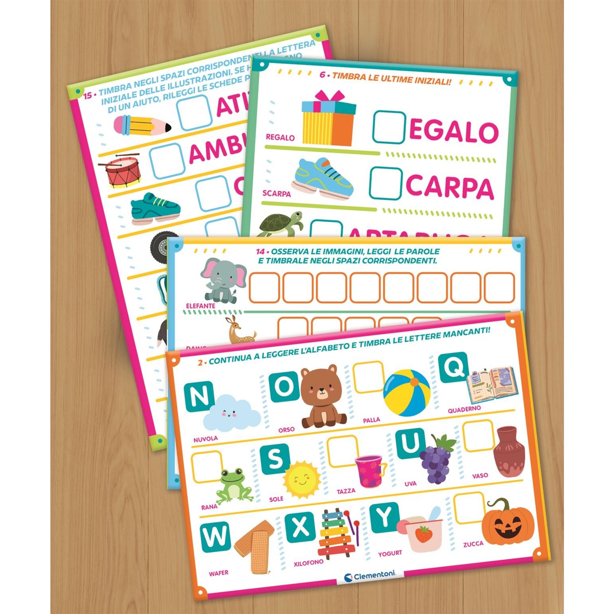 Clementoni - timbri dalla a alla z - 16693 - CLEMENTONI, SAPIENTINO