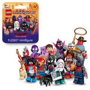 Lego minifigures 71050 spider-man across the spider-verse, 1 personaggio a sorpresa 5+ - LEGO SUPER HEROES, MARVEL, Spiderman