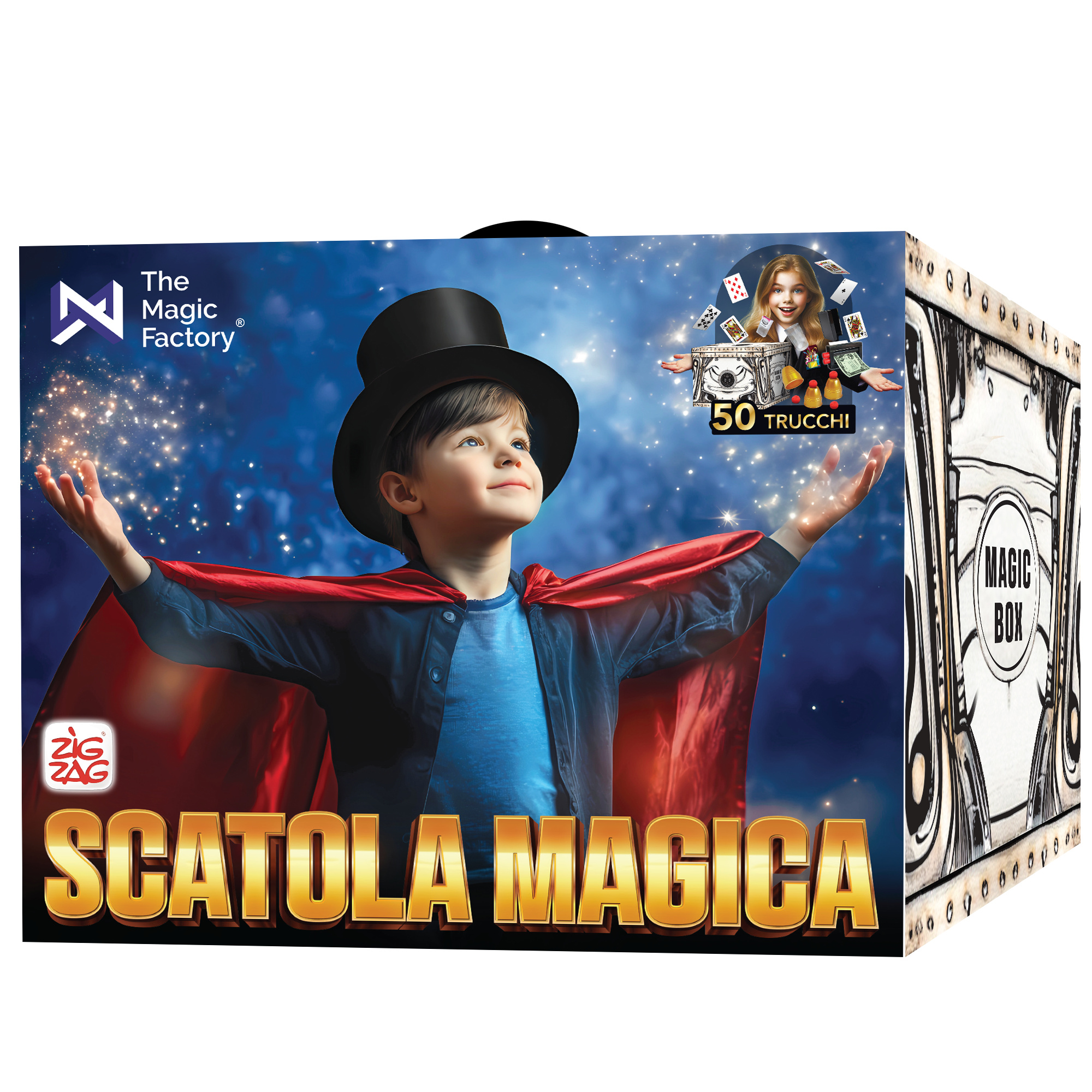 Scatola magica con 50 trucchi - kit magia per principianti - ZIG ZAG