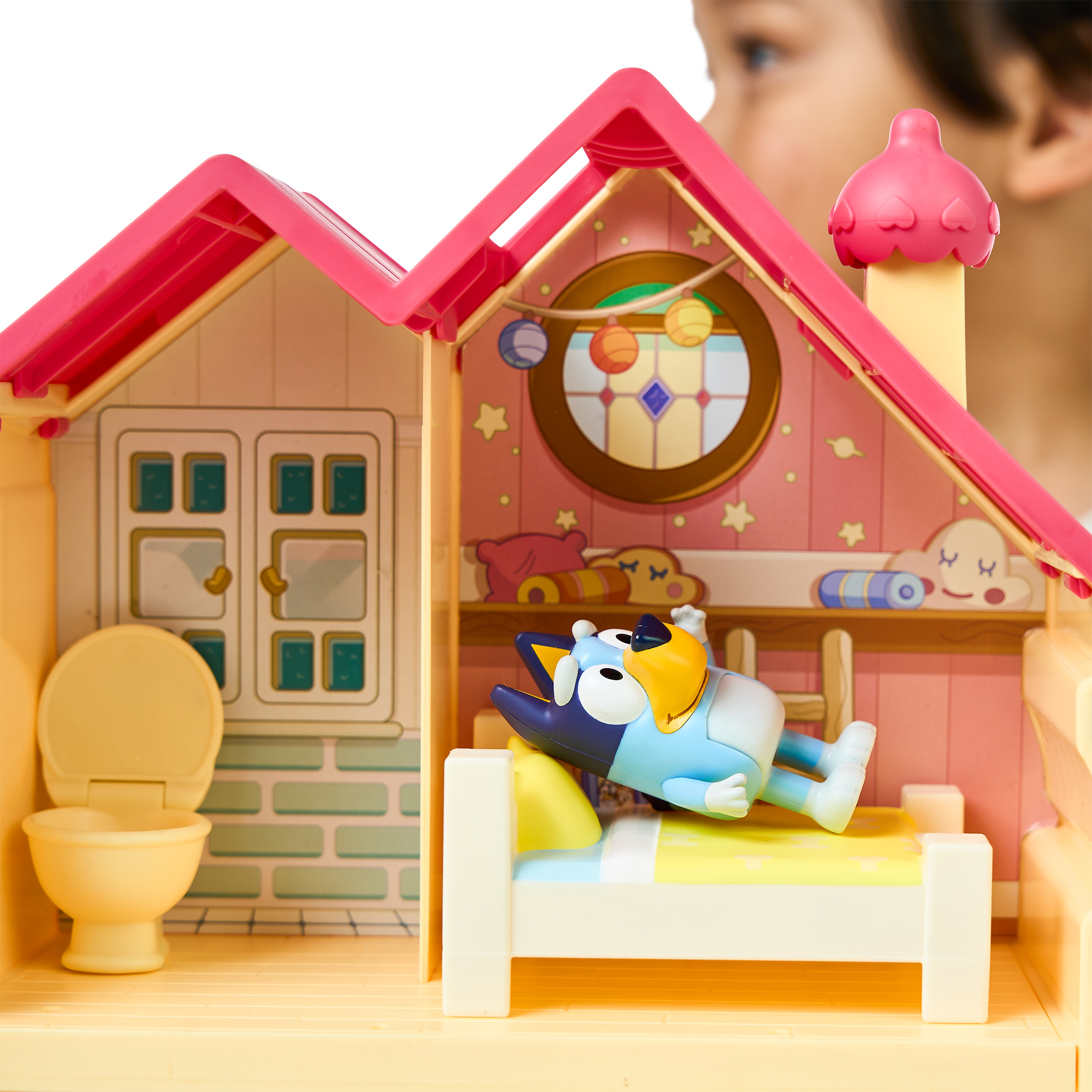Bluey - playset mini home - la casa di bluey con personaggio e accessori - BLUEY