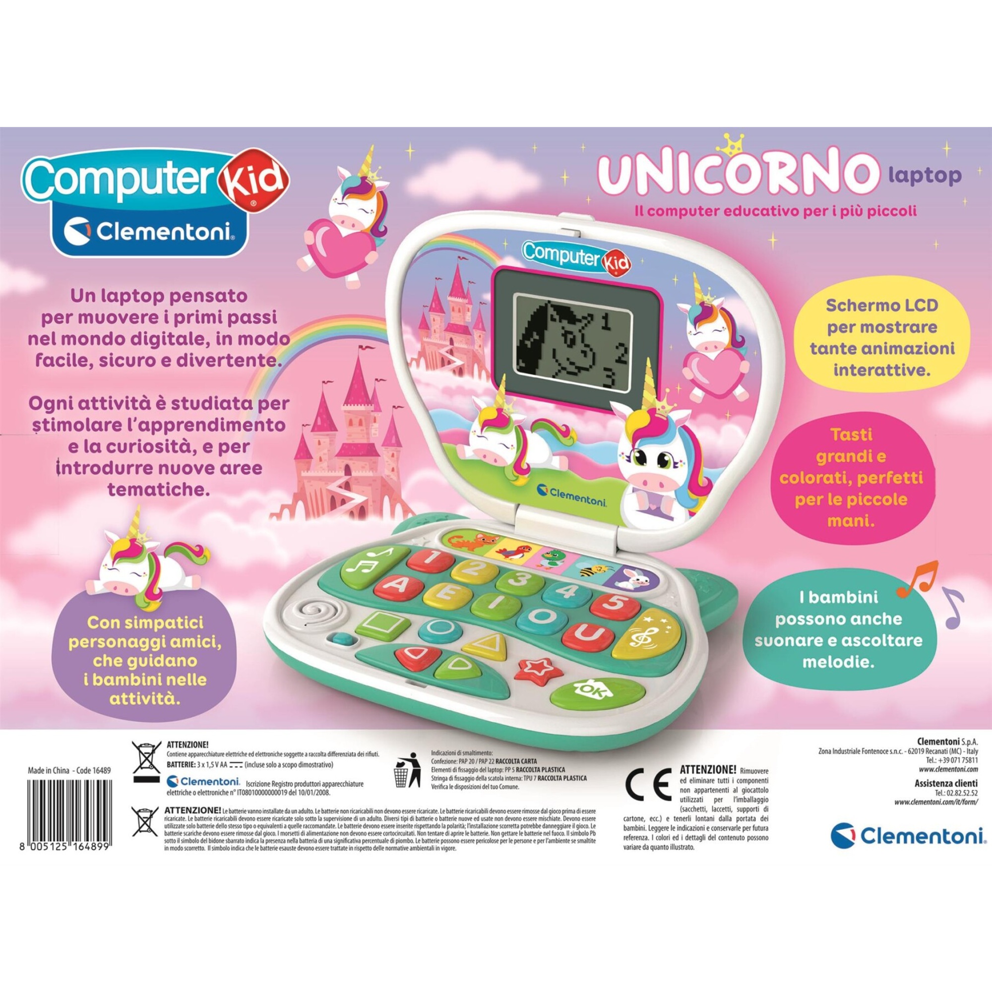 Unicorno laptop 2+ - SAPIENTINO