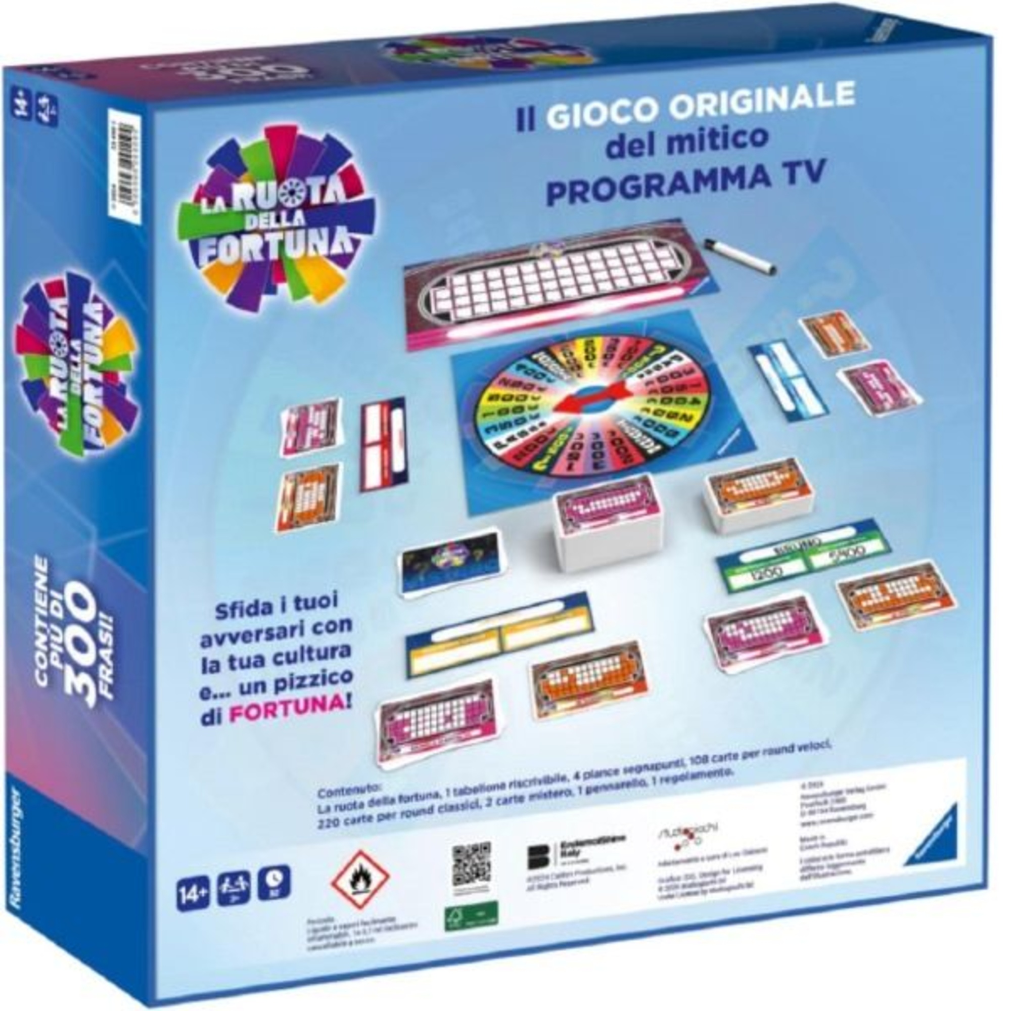 Ravensburger - la ruota della fortuna, gioco di società, 3+ giocatori, 14+ anni - RAVENSBURGER