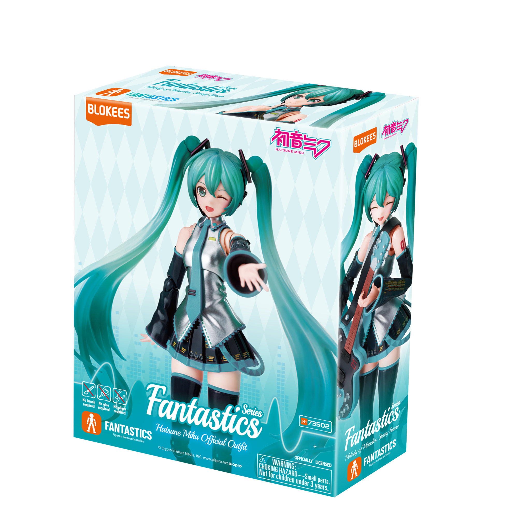Blokees fantastics series - action figure hatsune miku official outfit - BLOKEES