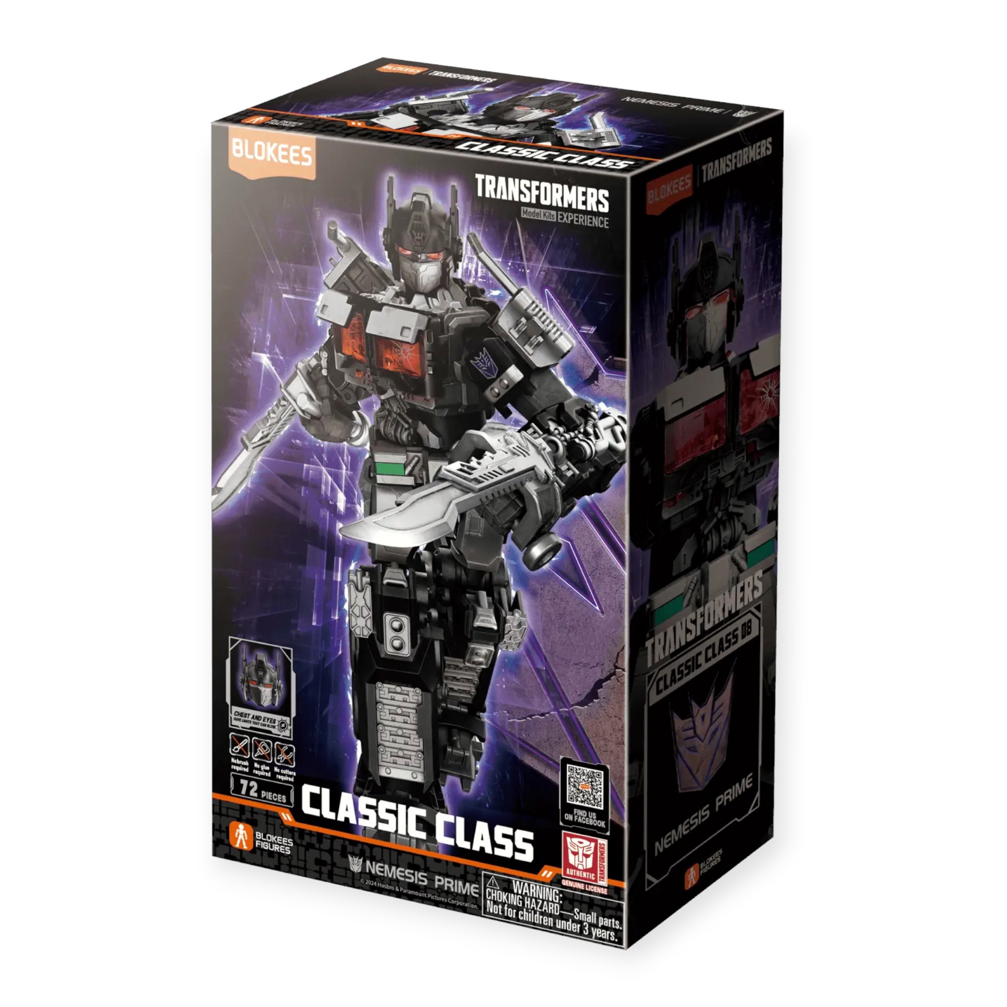 Blokees figures - transformers - classic class 08 - nemesis prime - BLOKEES