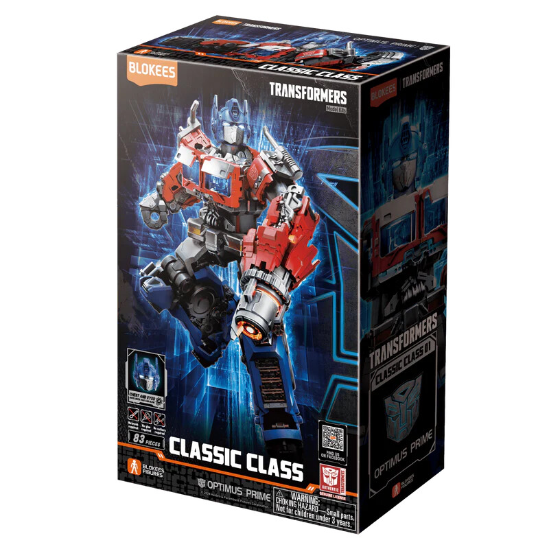 Blokees figures - transformers - classic class 01 - optimus prime - BLOKEES