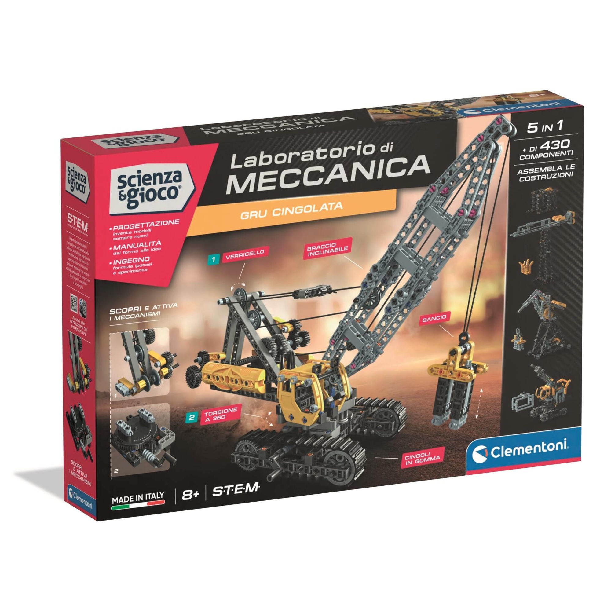 Clementoni - crawler crane - 19442 - CLEMENTONI