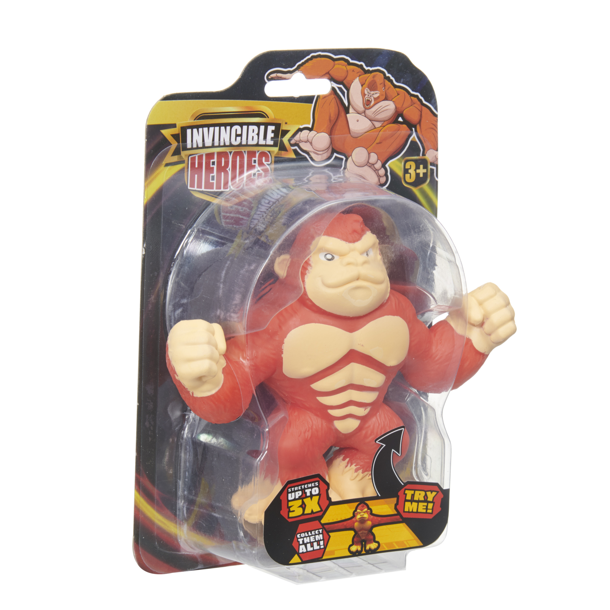 Stretch squad xxl - 4 personaggi giganti elastici da collezione - assortito - 