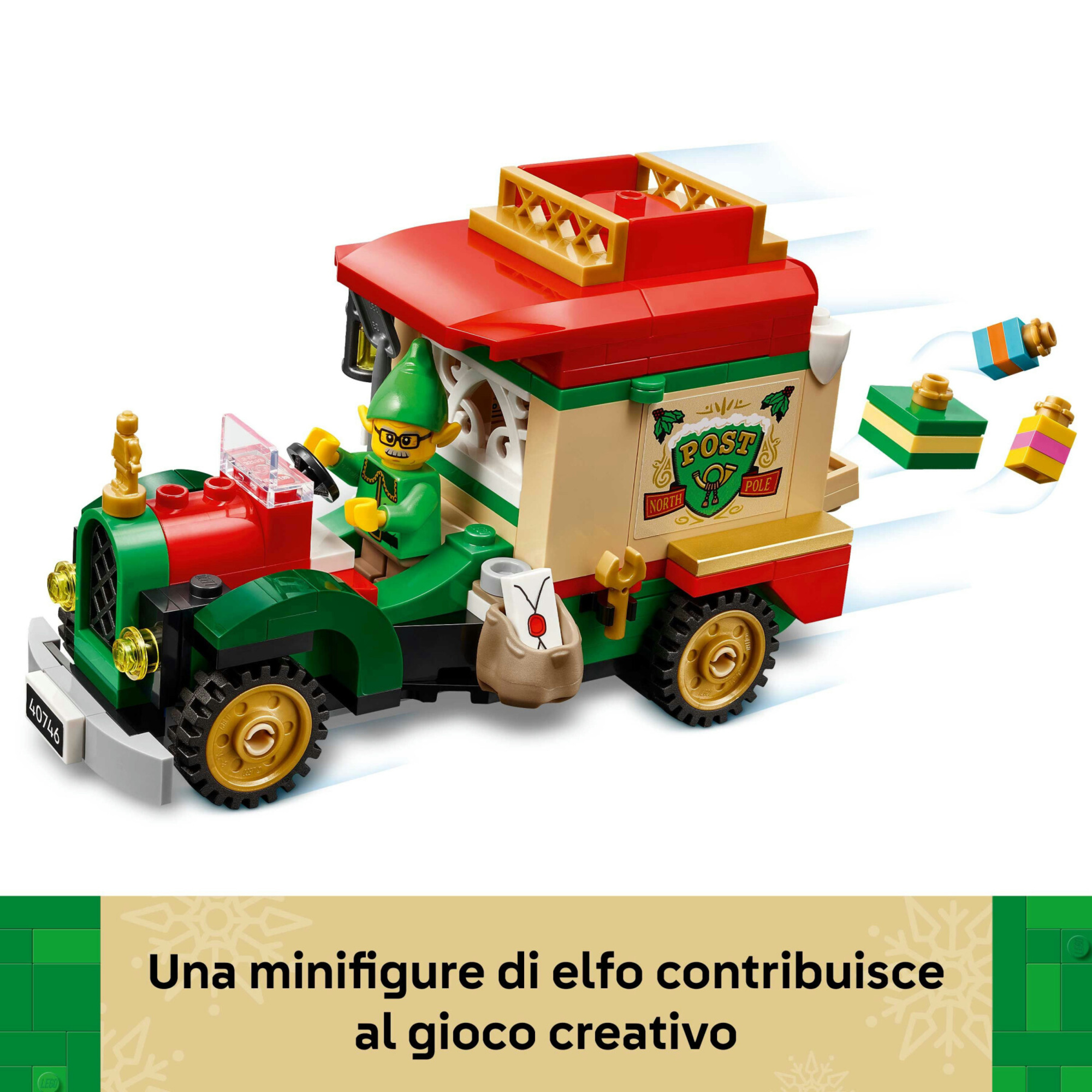 Lego 40746 furgone di babbo natale modellino da gioco ed esposizione, regalo 8+ - LEGO ICONS
