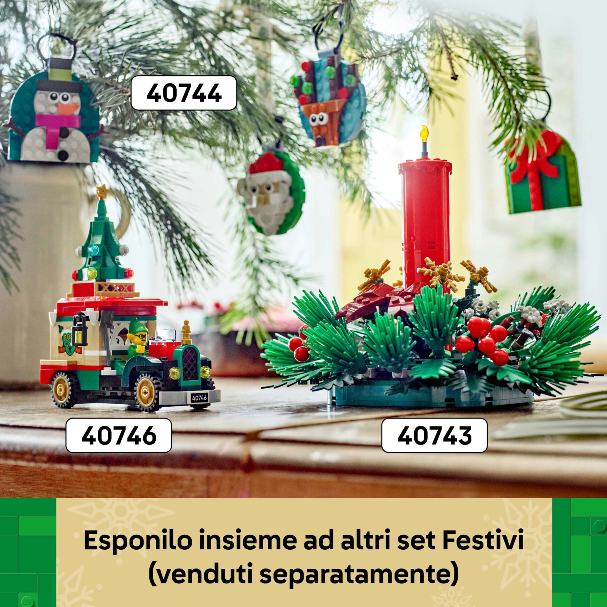 Lego 40746 furgone di babbo natale modellino da gioco ed esposizione, regalo 8+ - LEGO ICONS