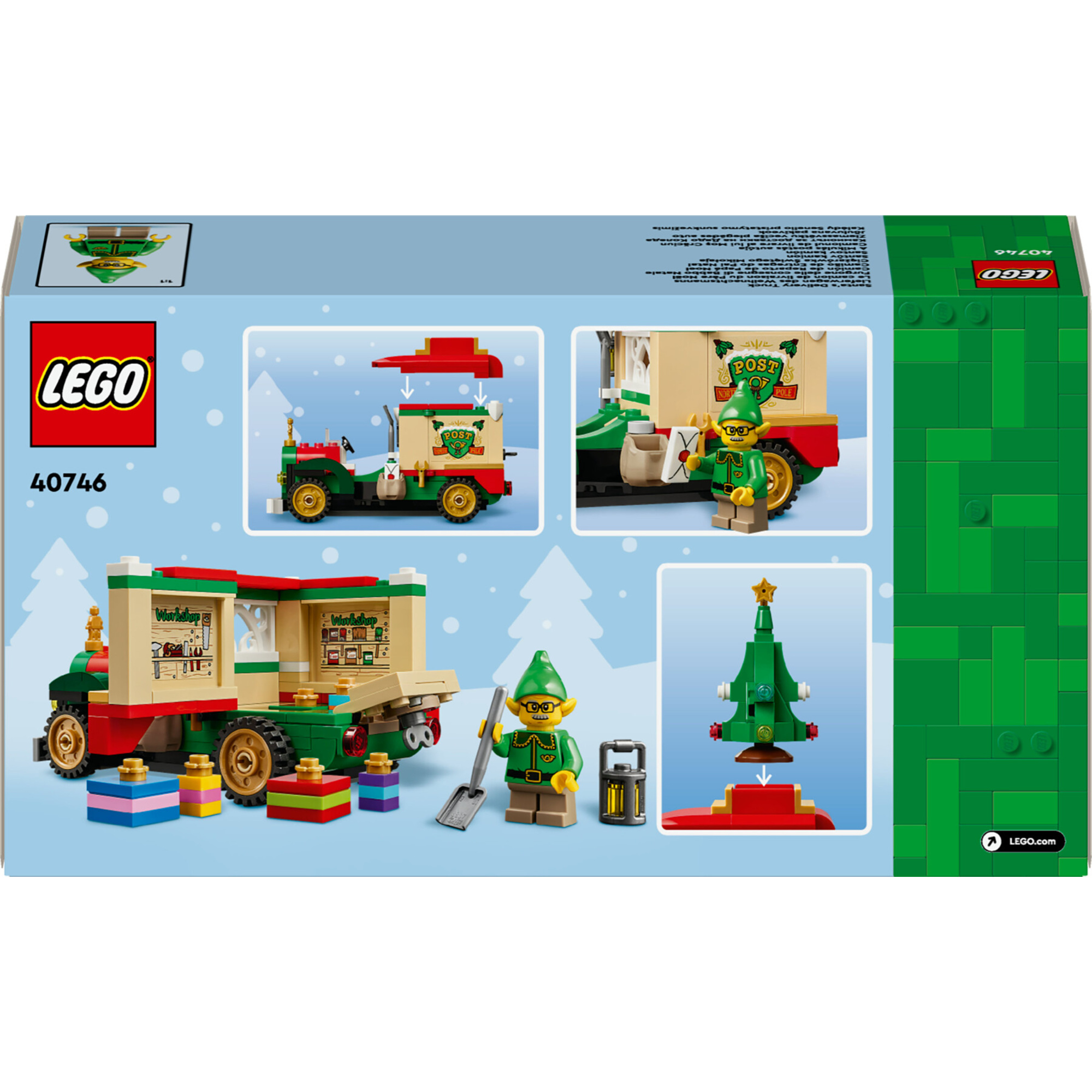Lego 40746 furgone di babbo natale modellino da gioco ed esposizione, regalo 8+ - LEGO ICONS
