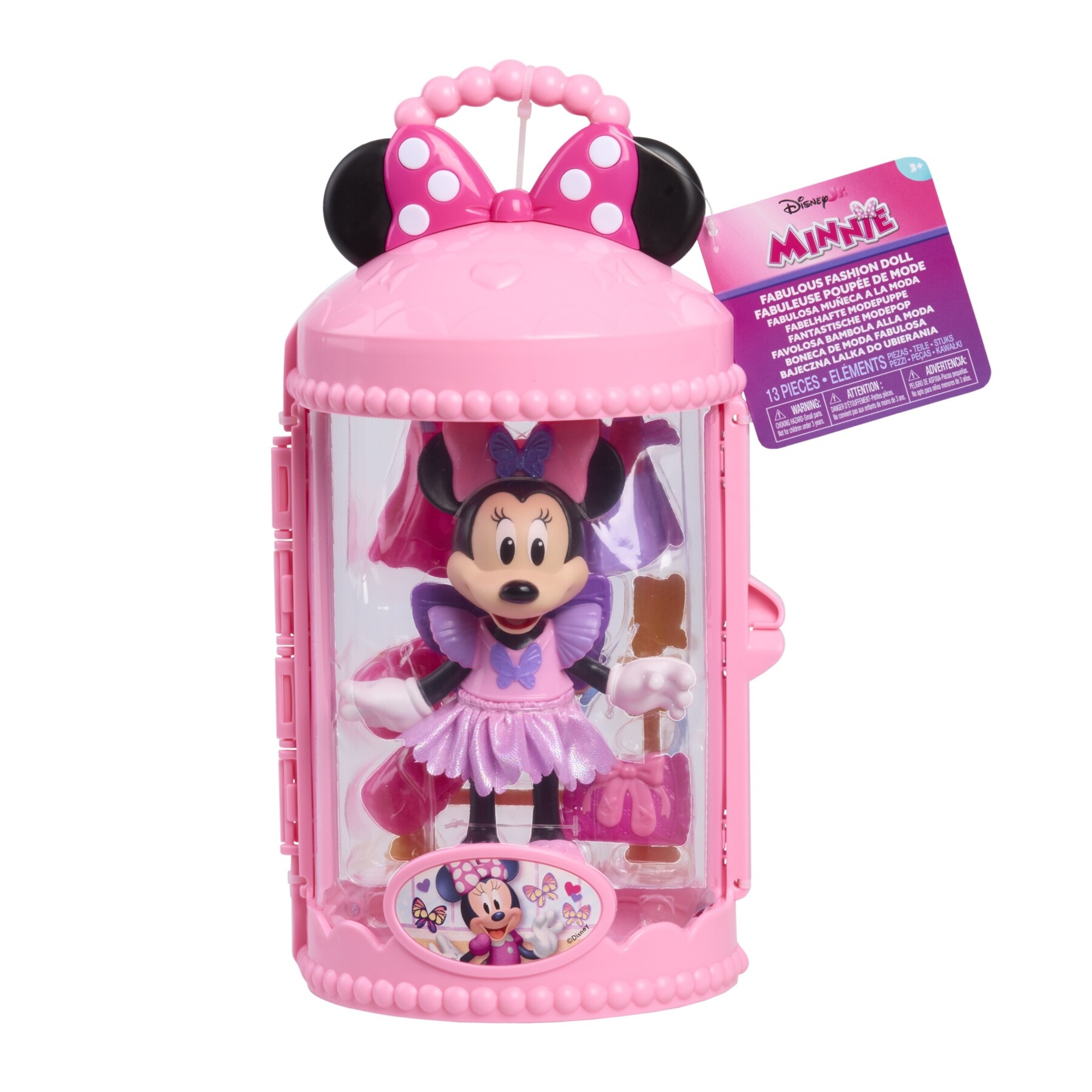 Minnie mouse fabulous fashion doll ballerina - bambola con accessori 13 pezzi - Minnie