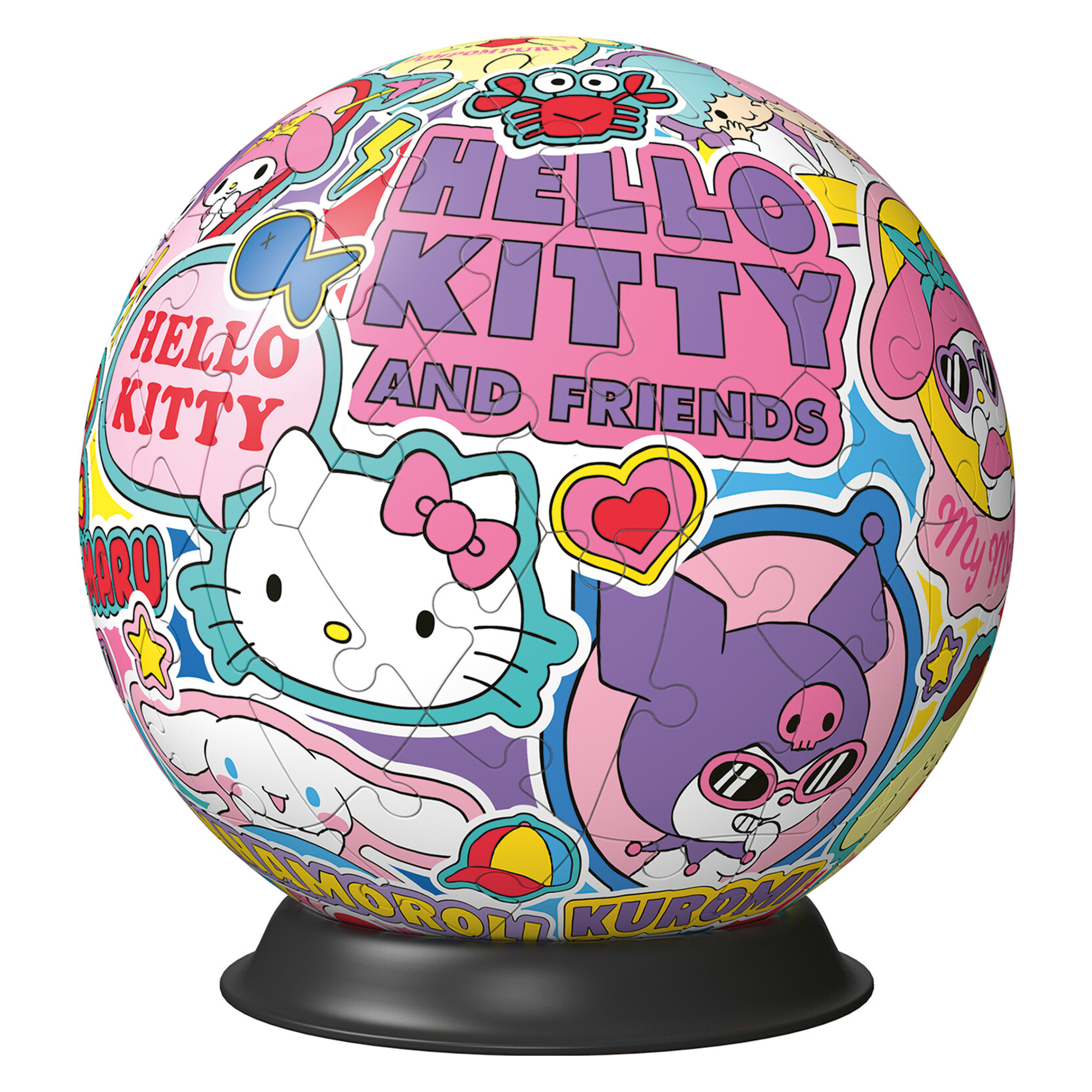 Ravensburger - 3d puzzle puzzle ball hello kitty, 72 pezzi, 6+ anni - Hello Kitty