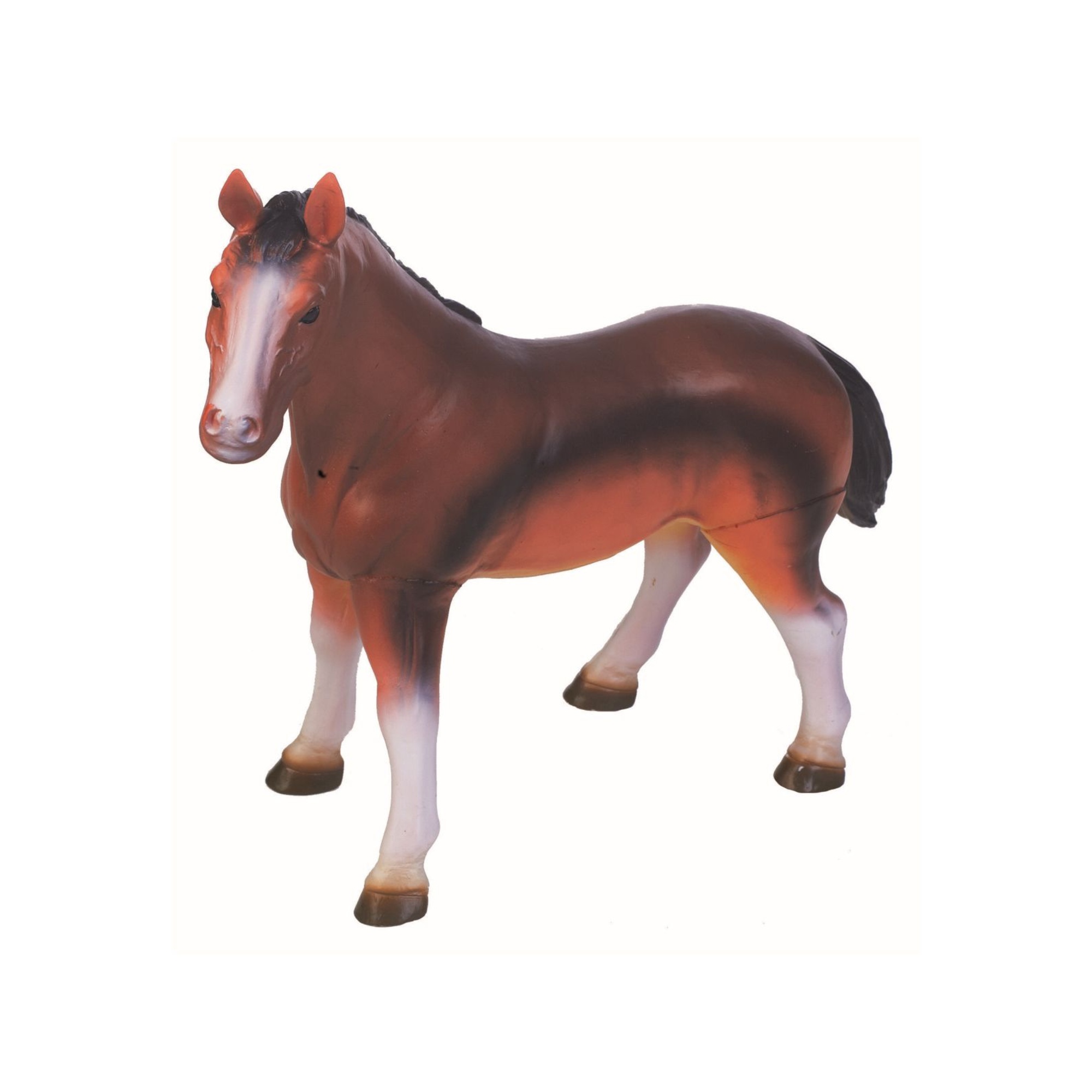 Cavallo morbido 46 cm - assortito - collezione farm collection - ANIMAL WORLD