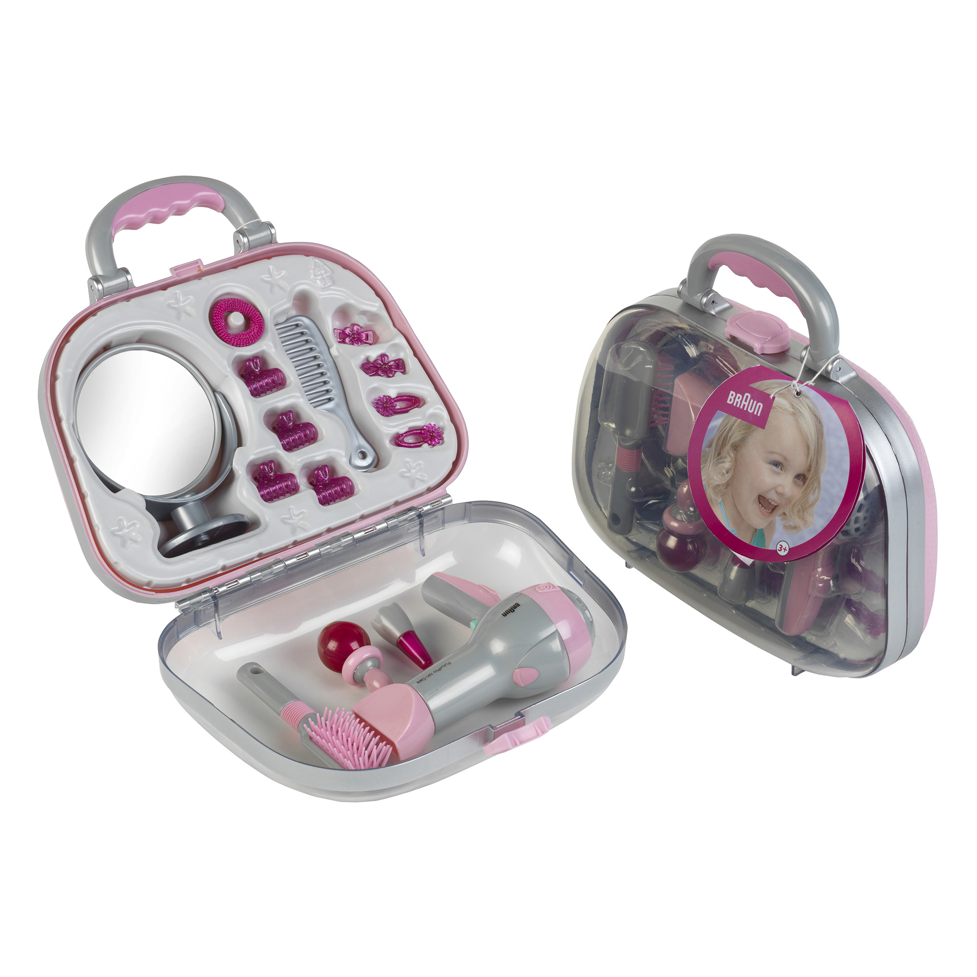 Valigetta phon braun giocattolo per bambini - styling e divertimento - MISS FASHION ORIG