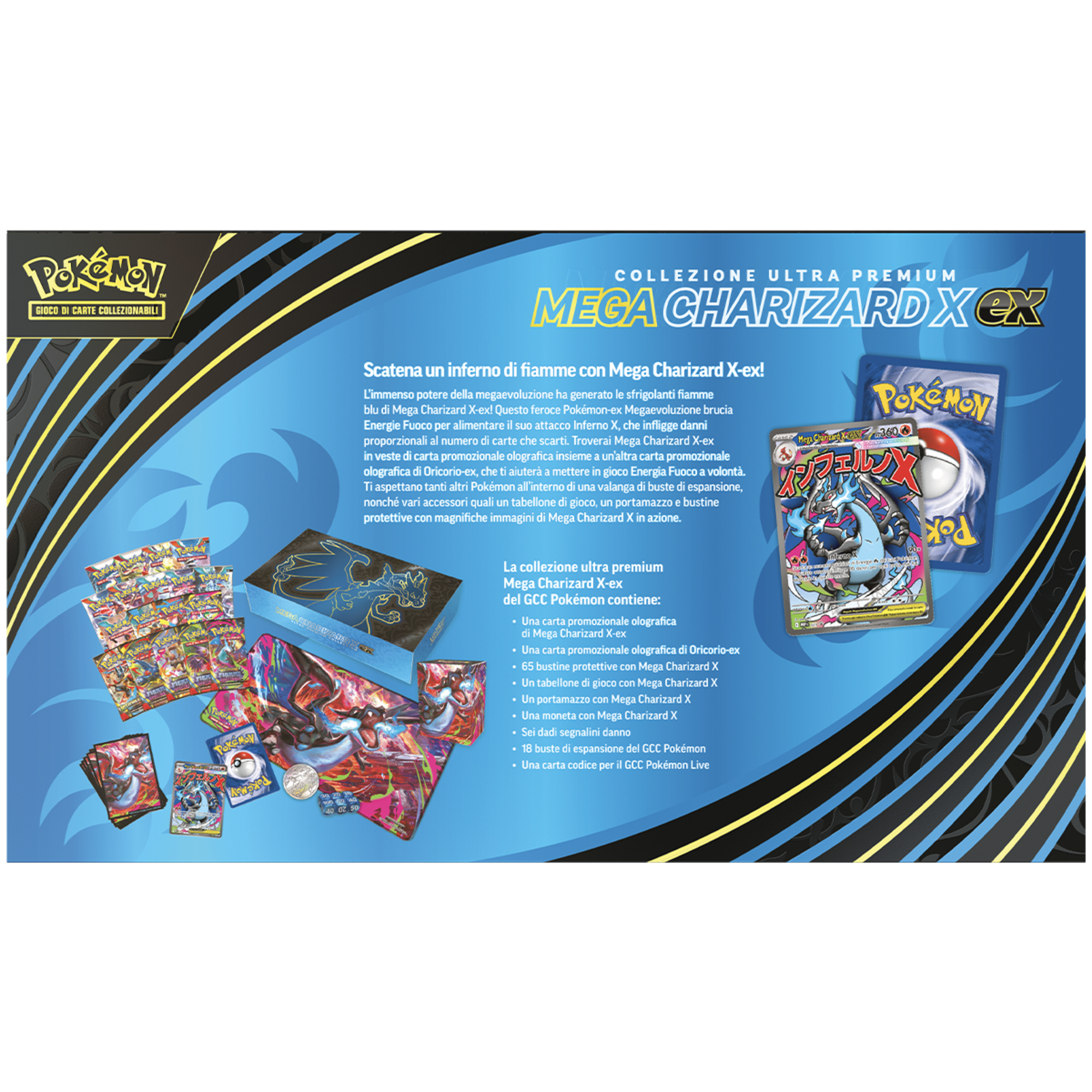 Pokémon collezione ultra premium mega charizard-ex - POKEMON