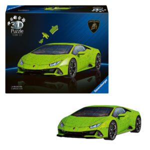 Puzzle 3d iconico: lamborghini huracán evo - una vera icona delle auto sportive in un dettagliato modello in scala 1:18 - RAVENSBURGER