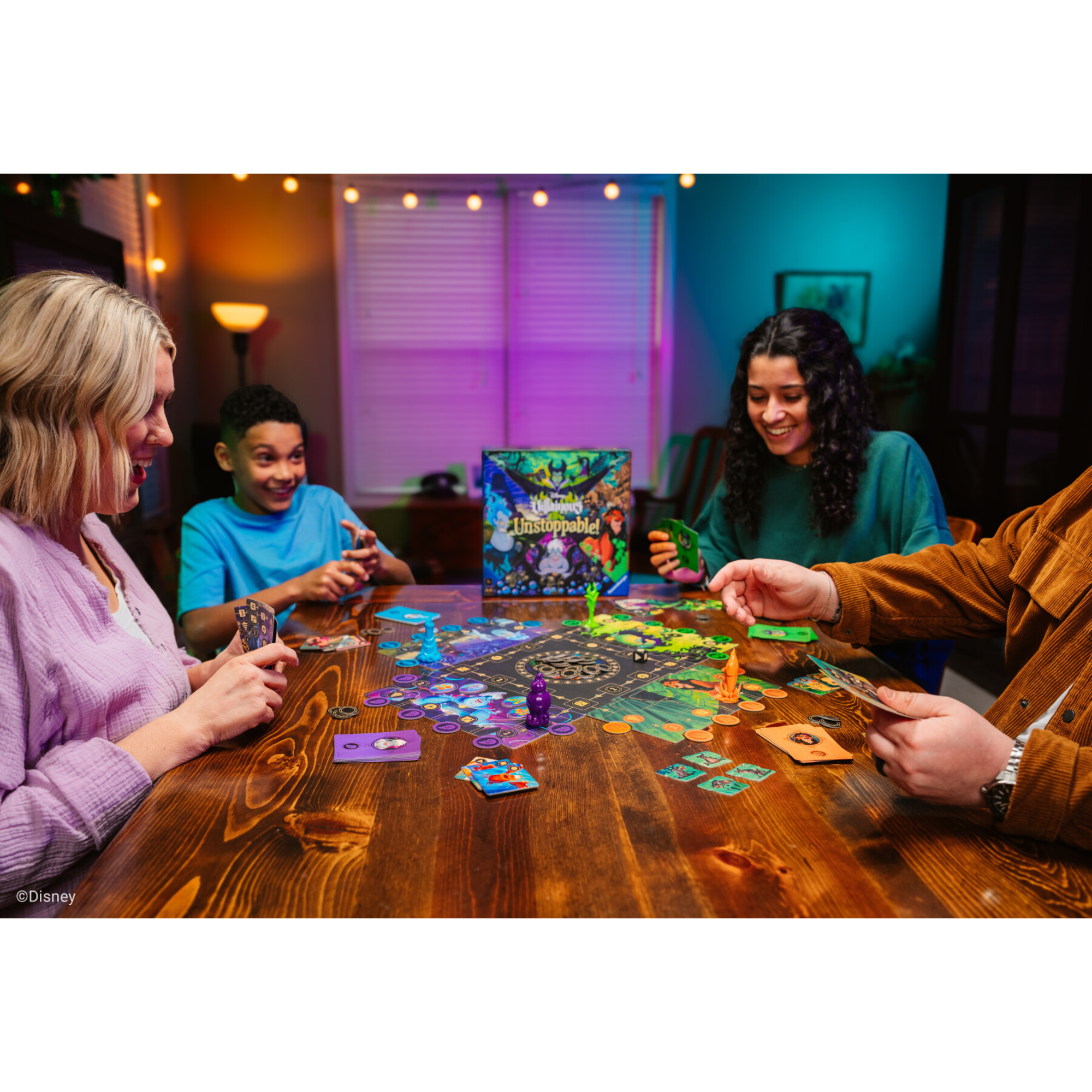 Ravensburger 24694 - disney villainous unstoppable! gioco da tavolo famiglia - Disney