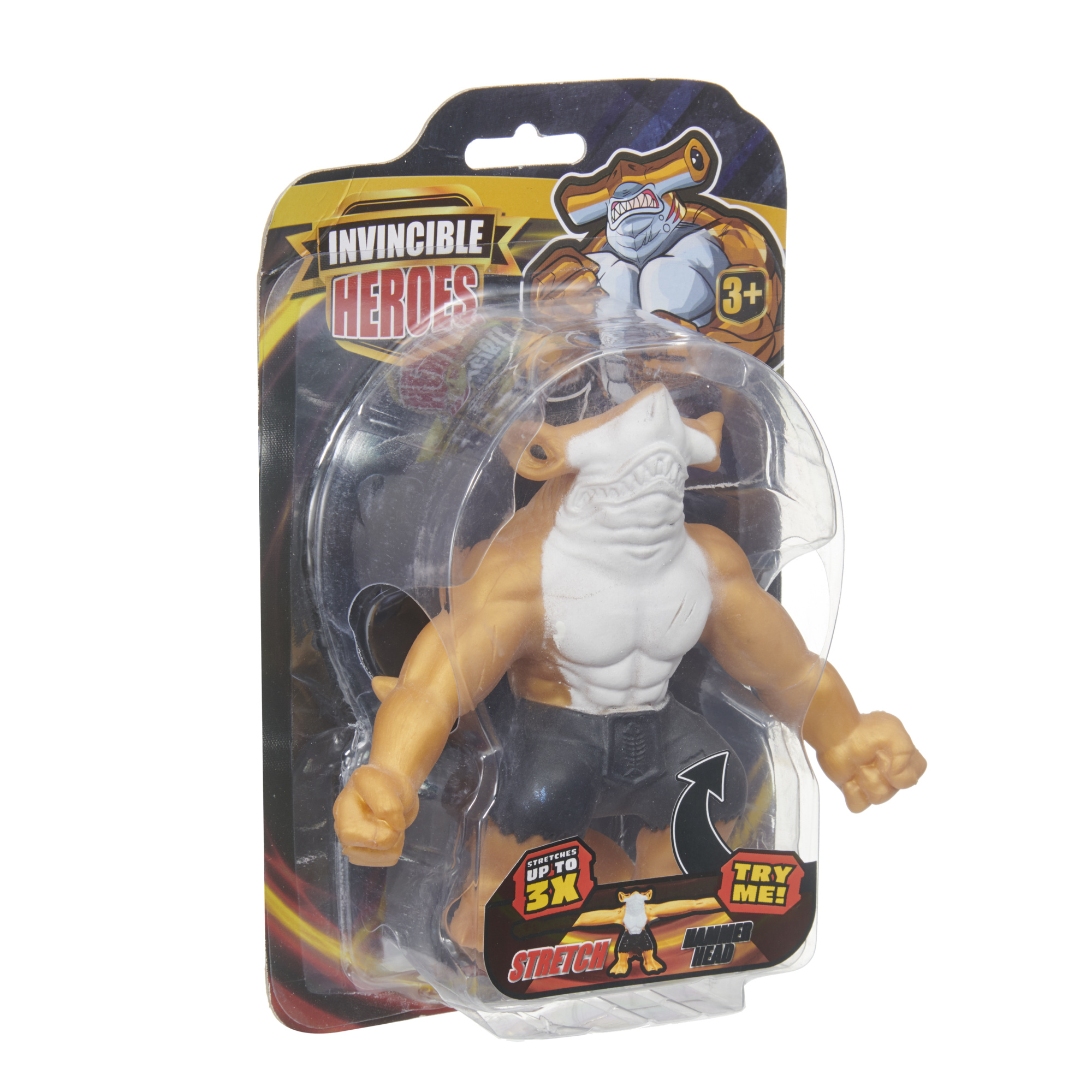 Stretch squad xxl - 4 personaggi giganti elastici da collezione - assortito - 