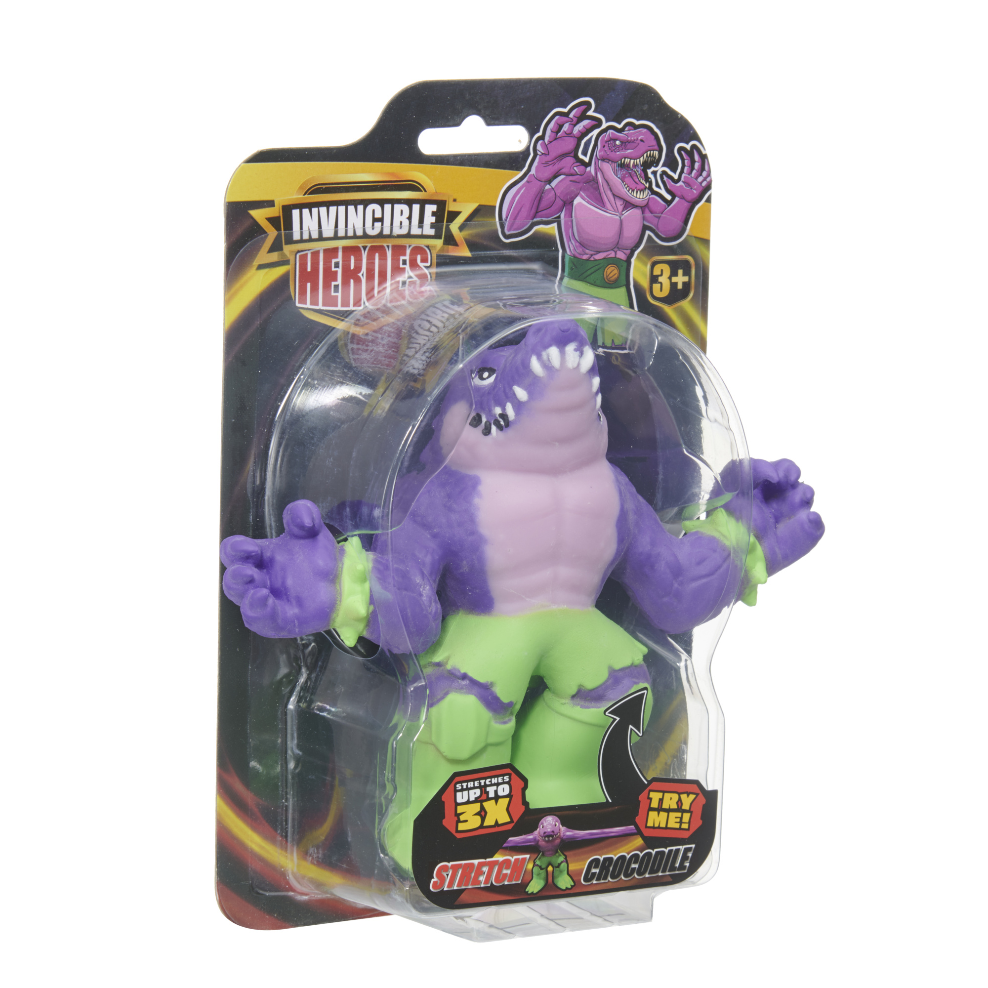 Stretch squad xxl - 4 personaggi giganti elastici da collezione - assortito - 